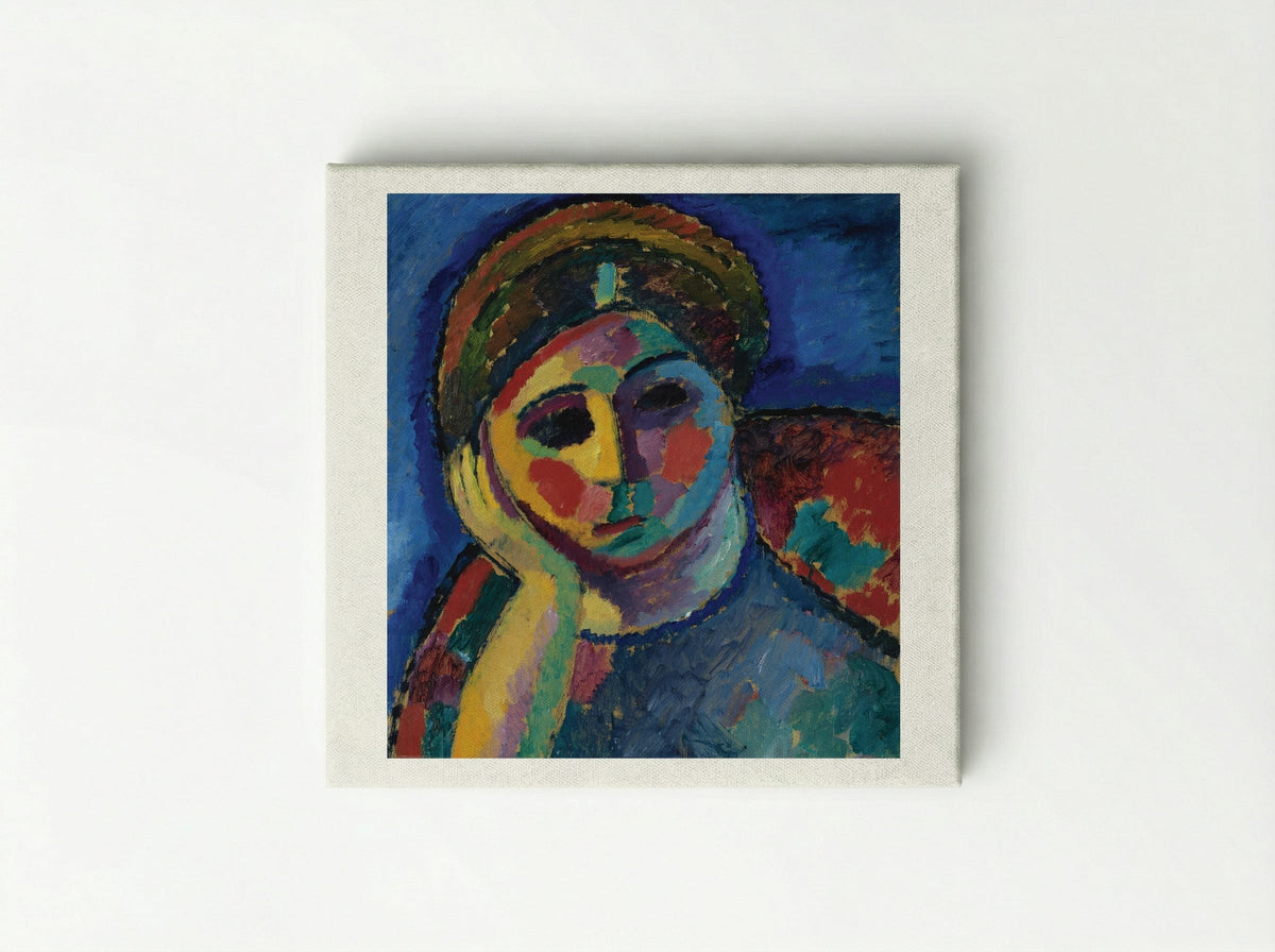 The Thinking Woman - Alexej von Jawlensky - Canvas