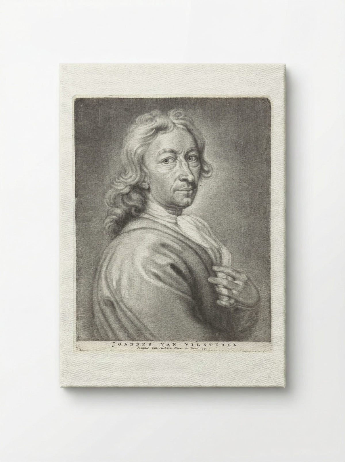 Portret van Paulus Gyöngyösi - Johannes van Vilsteren - Canvas