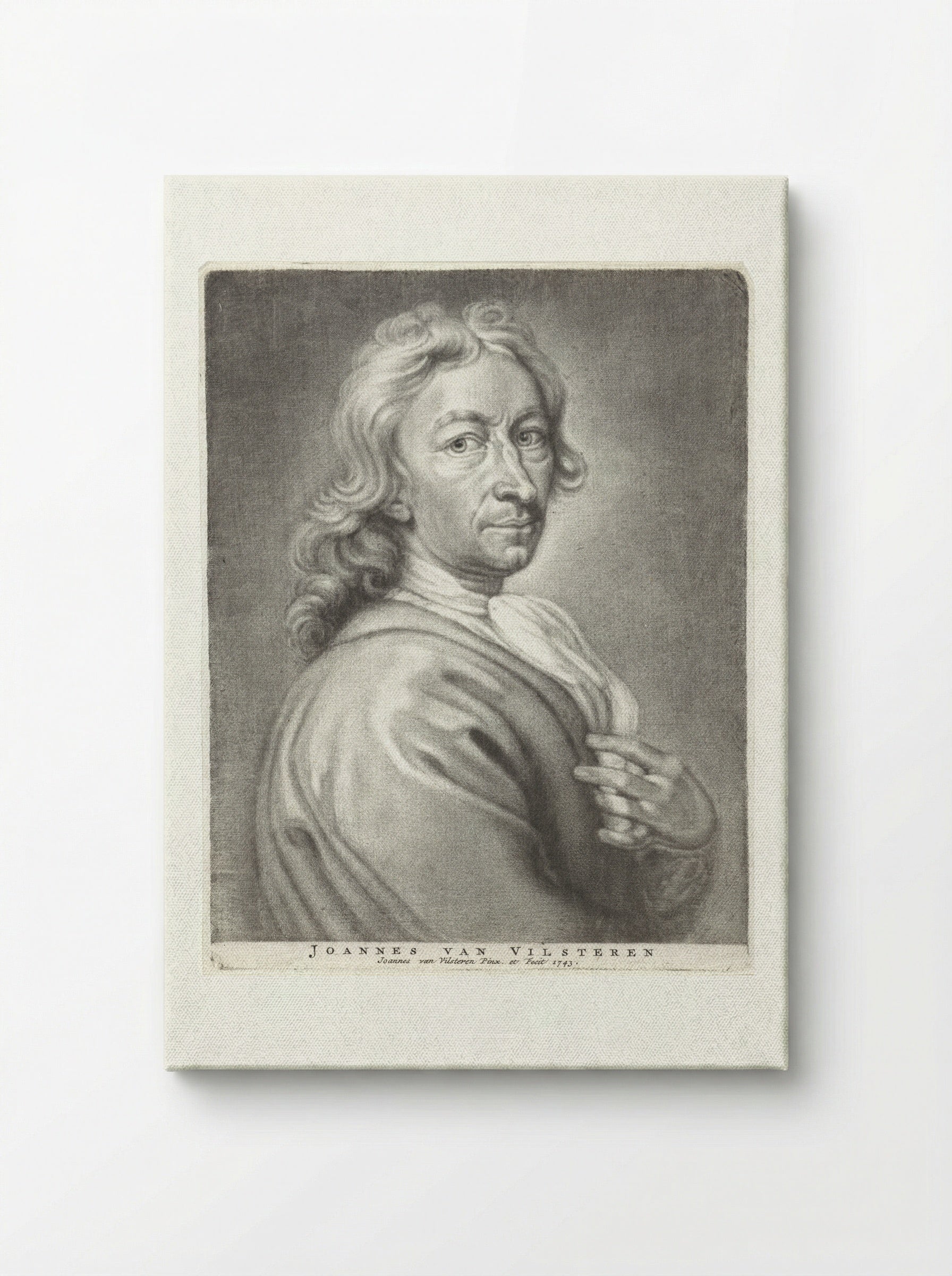 Portret van Paulus Gyöngyösi - Johannes van Vilsteren - Canvas