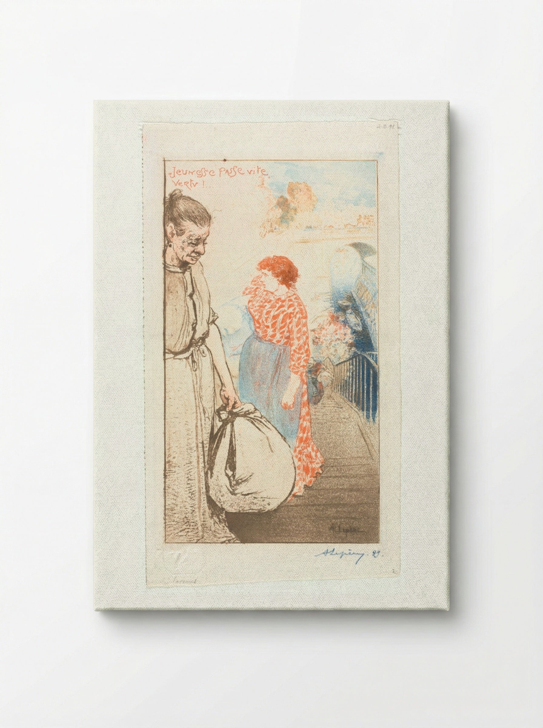 Washerwomen (Les Laveuses) - Auguste Louis Lepère - Canvas