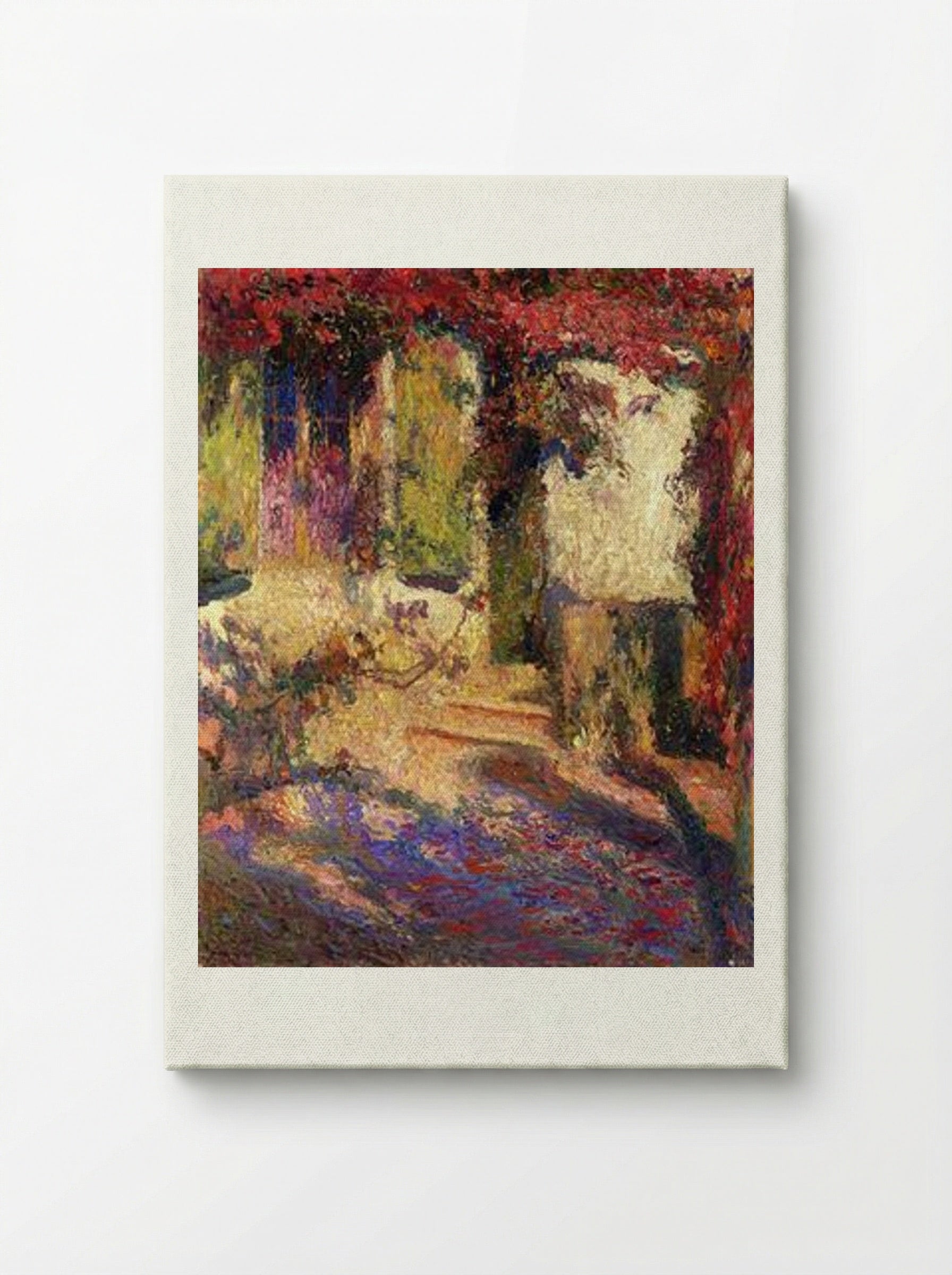 Pergola at the South Door of Marquayrol - Henri Martin - Canvas