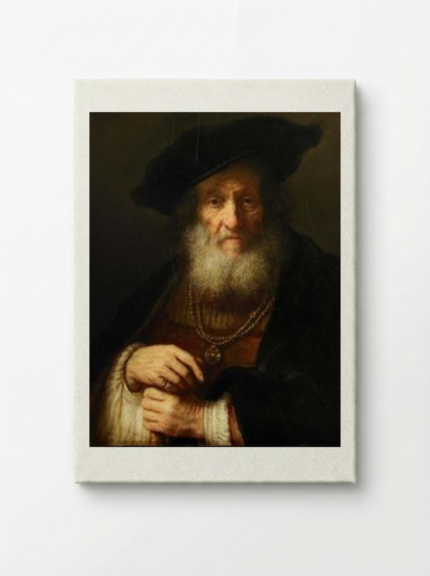 Portrait of an Old Man - Rembrandt Harmensz. van Rijn - Canvas