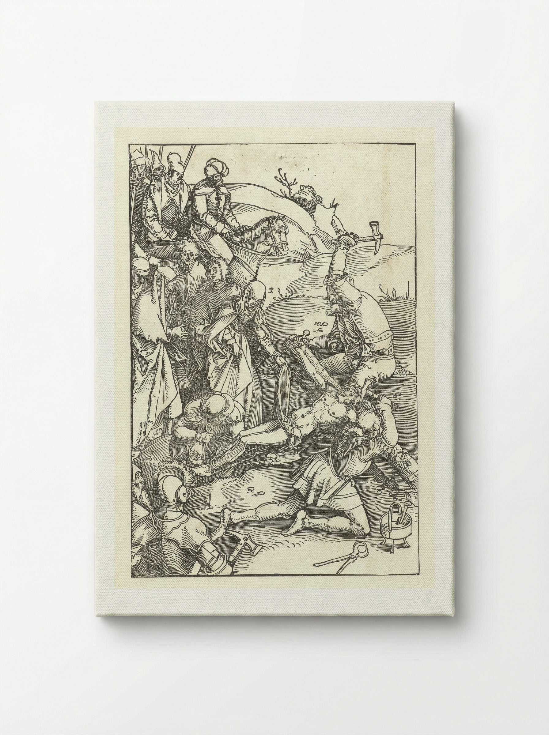 Christ Nailed to the Cross - Hans Baldung Grien - Canvas