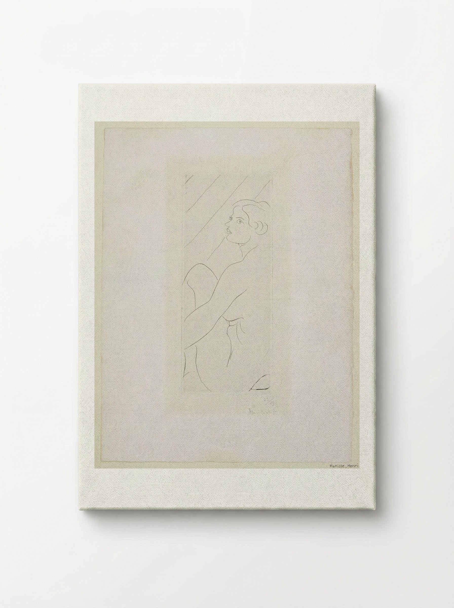 Seated Female Nude - Henri Matisse - Canvas
