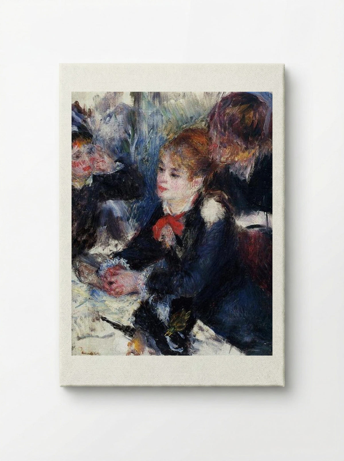 At the Milliner's - Pierre-Auguste Renoir - Canvas