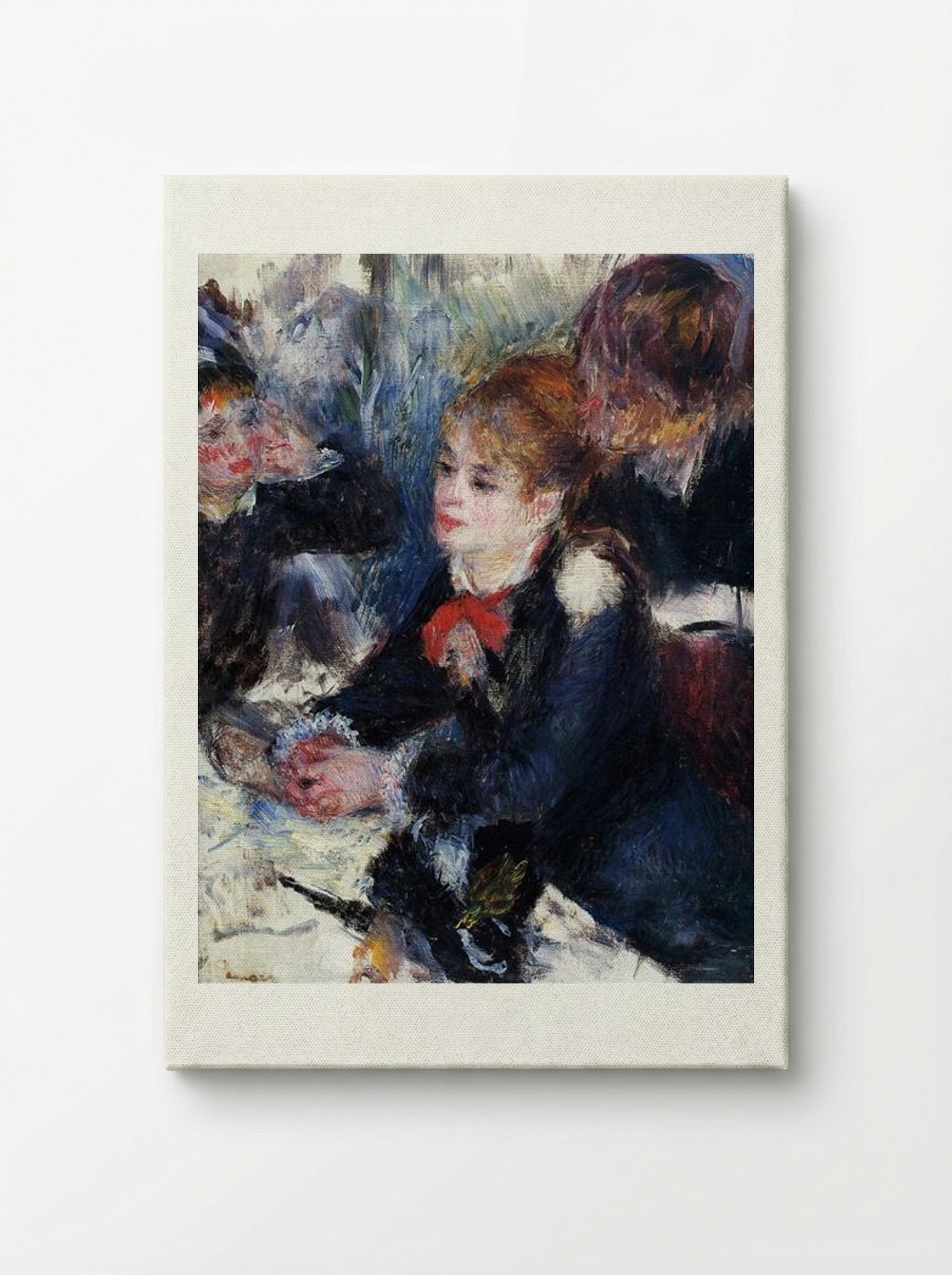 At the Milliner's - Pierre-Auguste Renoir - Canvas
