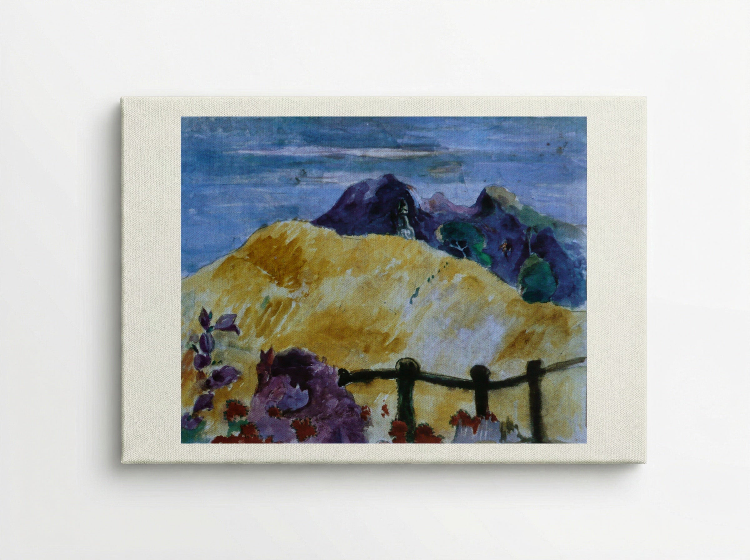 Parahi te marae (There Is the Temple) - Paul Gauguin - Canvas
