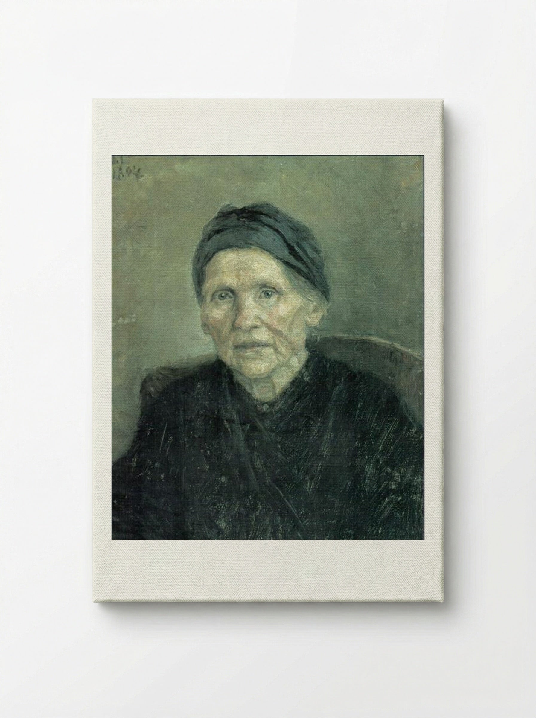Portrait of the Artist's Mother - Vasily Surikov - Canvas