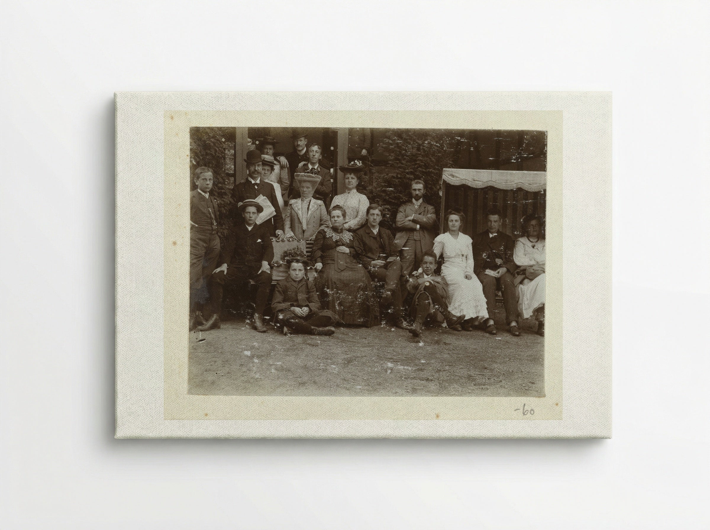 Group Portrait at the Estate (Gelderland) - Geldolph Adriaan Kessler - Canvas