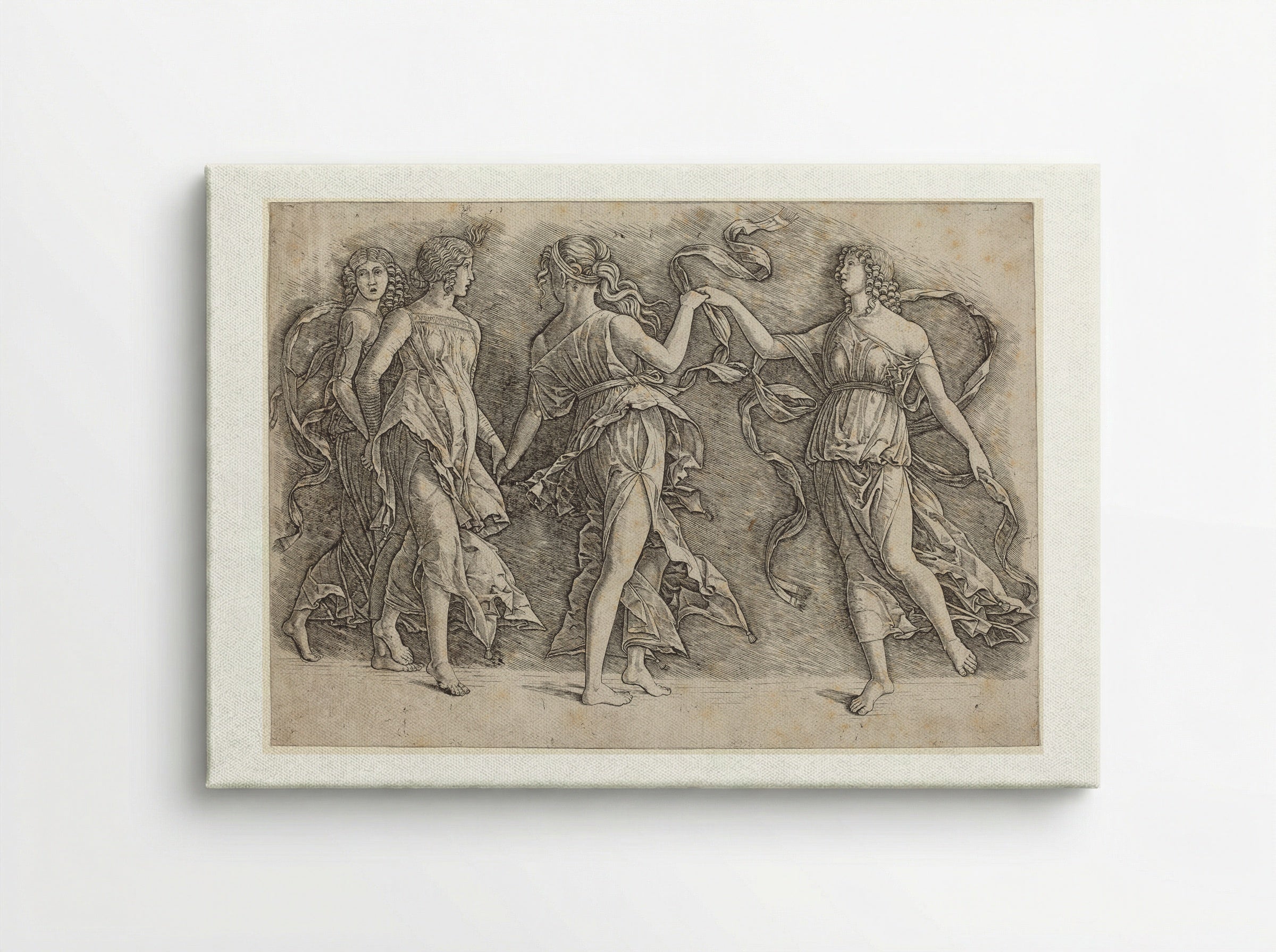 Four Women Dancing - Andrea Mantegna - Canvas