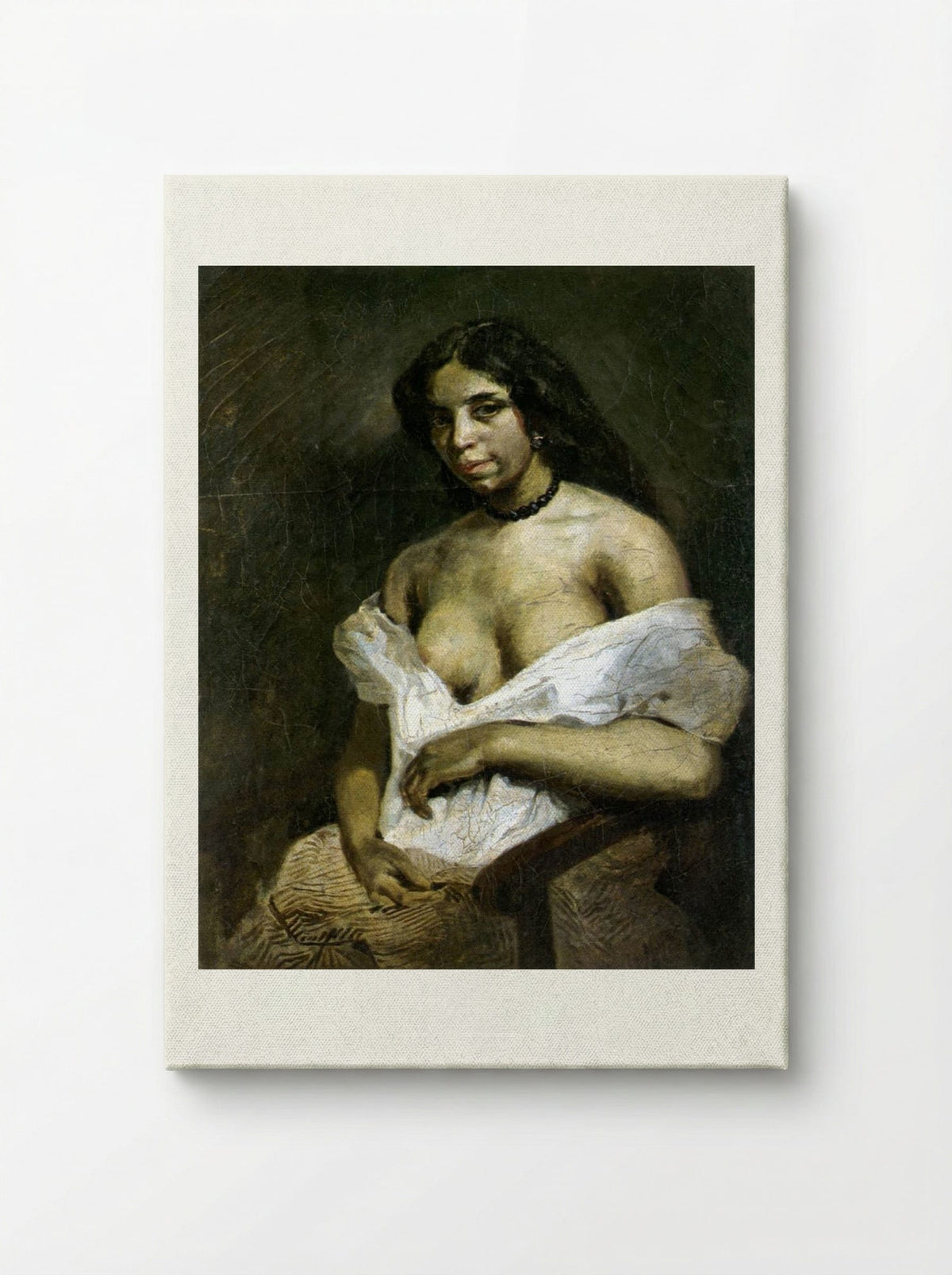 Aspasia - Eugène Delacroix - Canvas