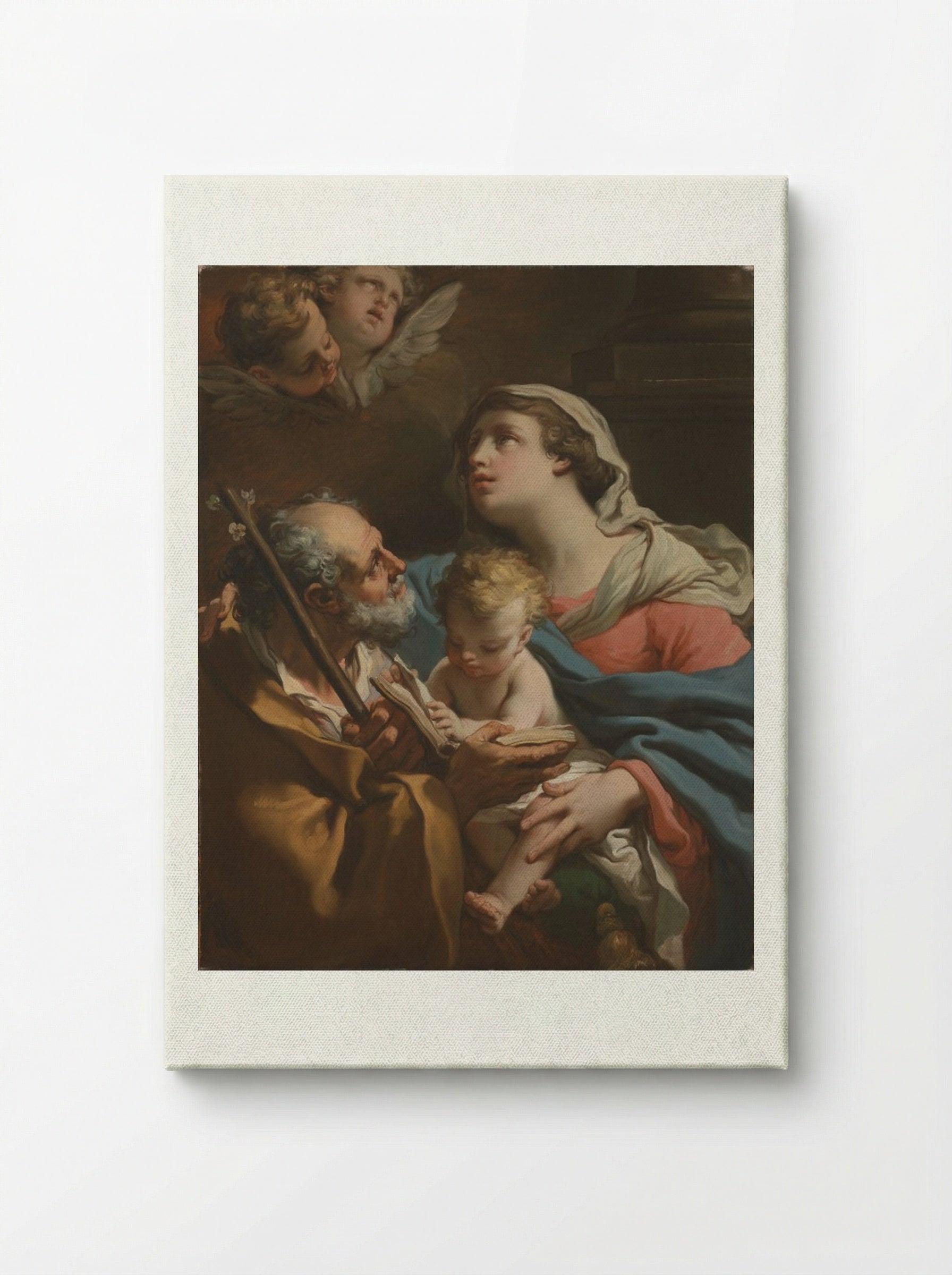 The Holy Family - Gaetano Gandolfi - Canvas