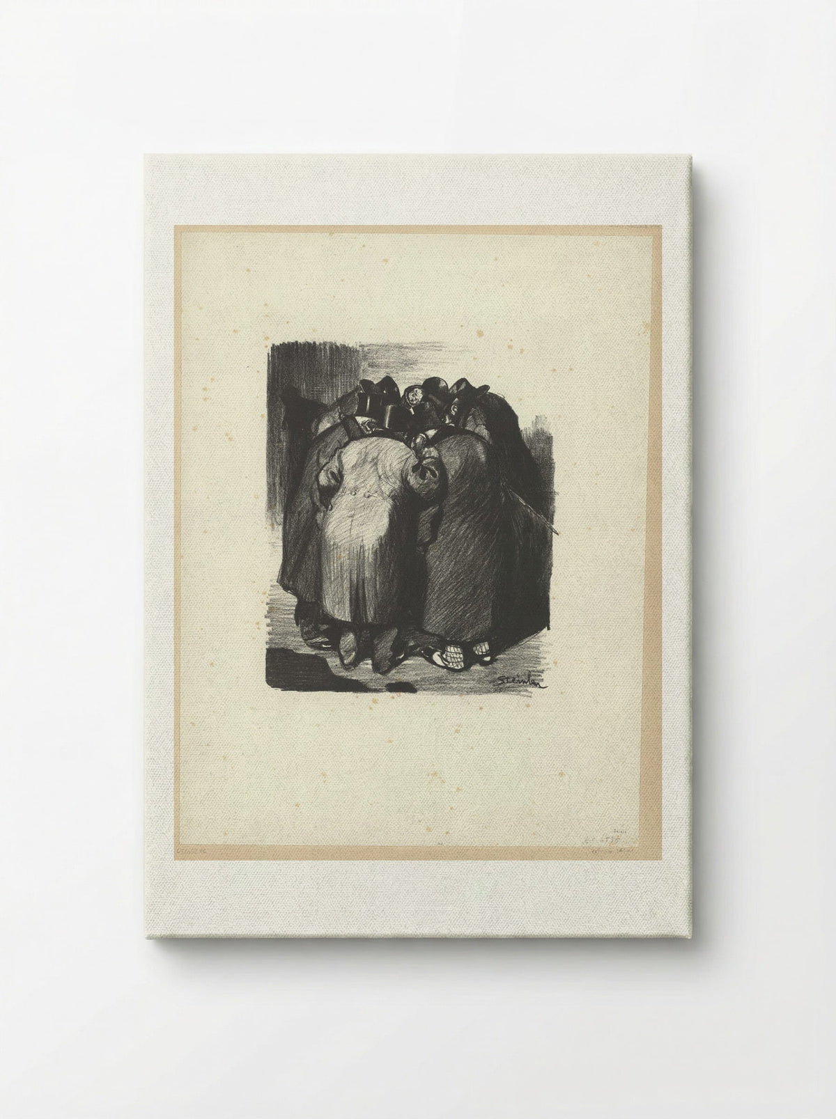 Association de Malfaiteurs - Théophile Steinlen - Canvas