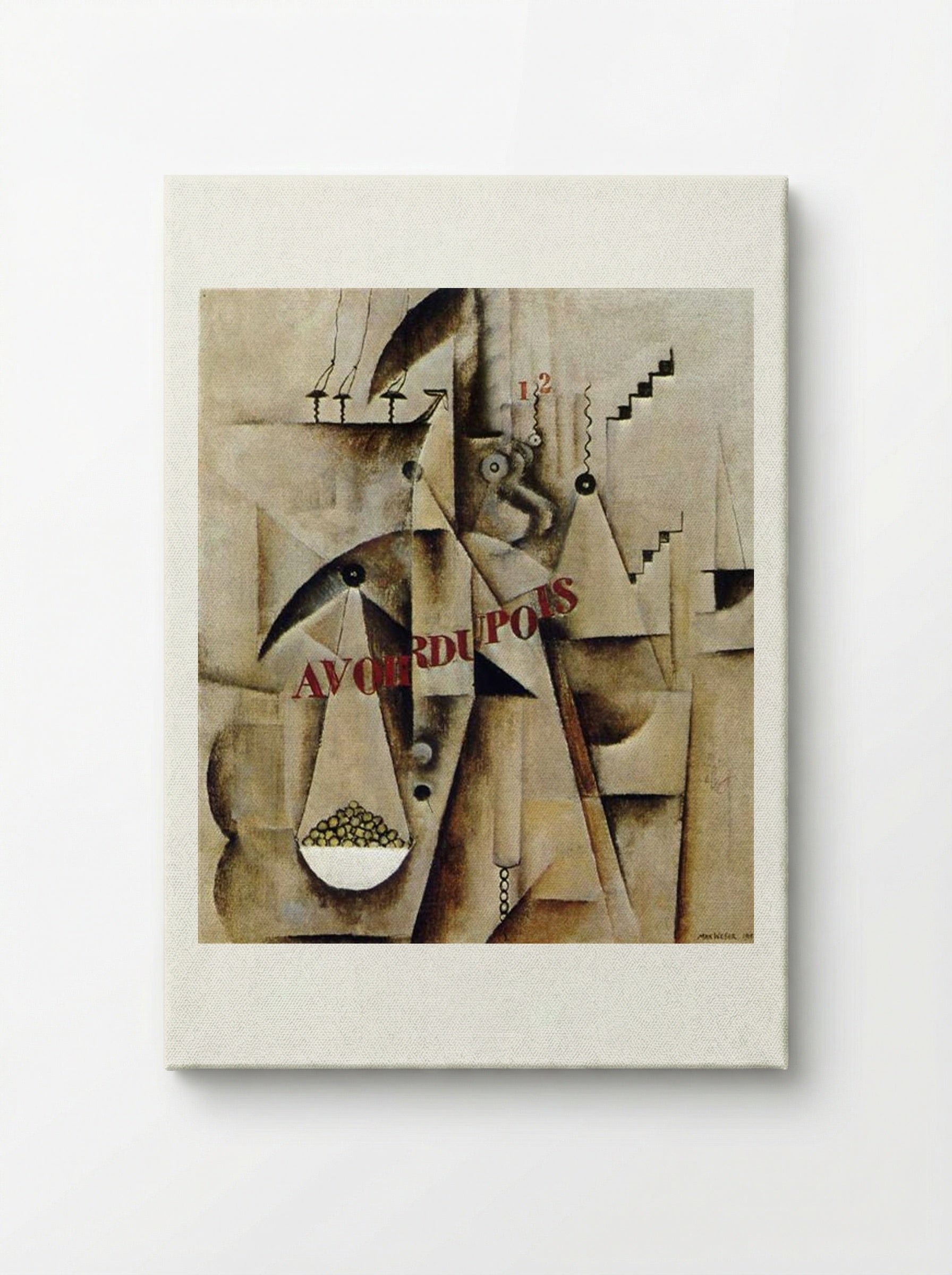 Avoirdupois - Max Weber - Canvas