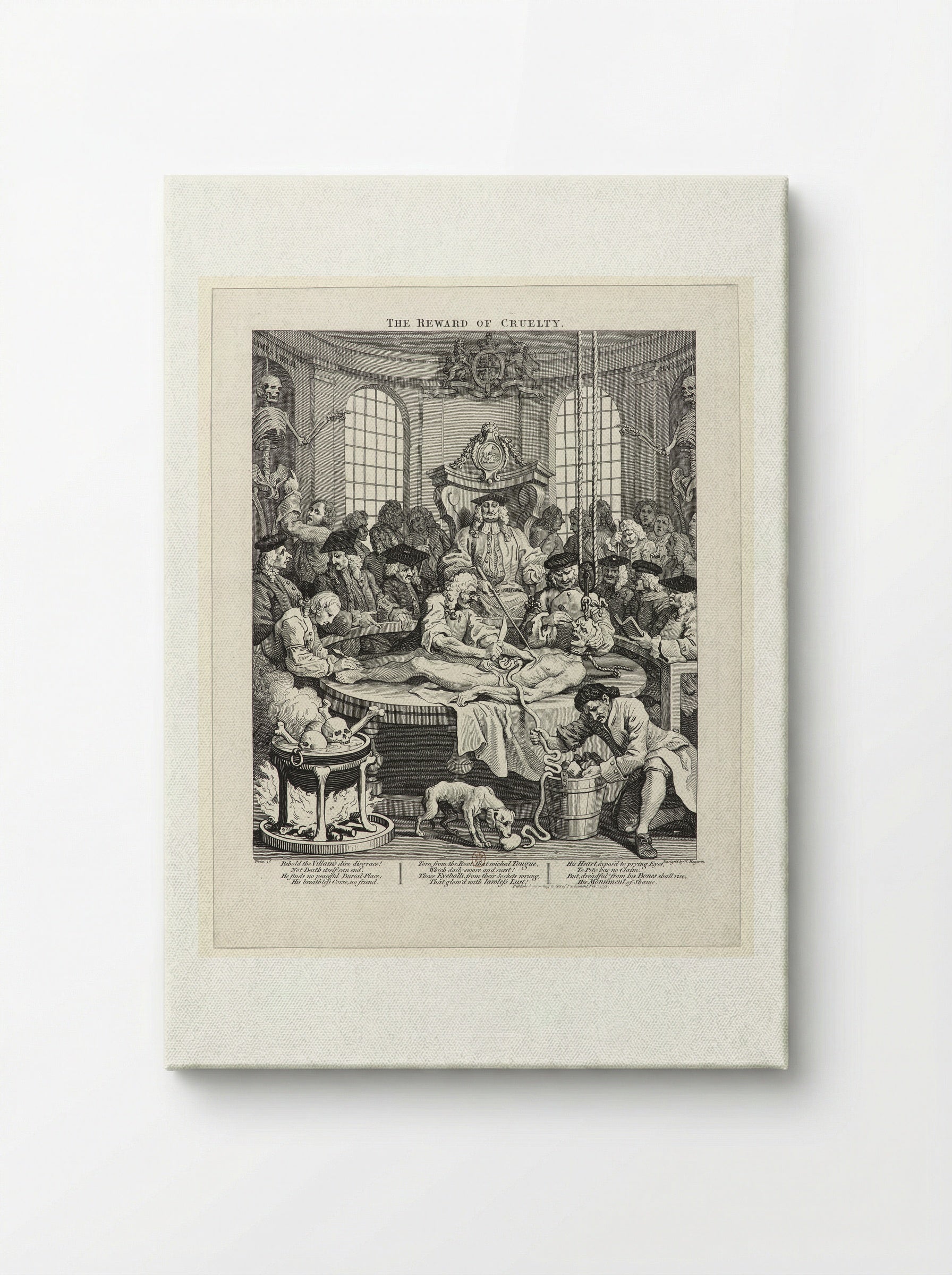 The Reward of Cruelty - William Hogarth - Canvas