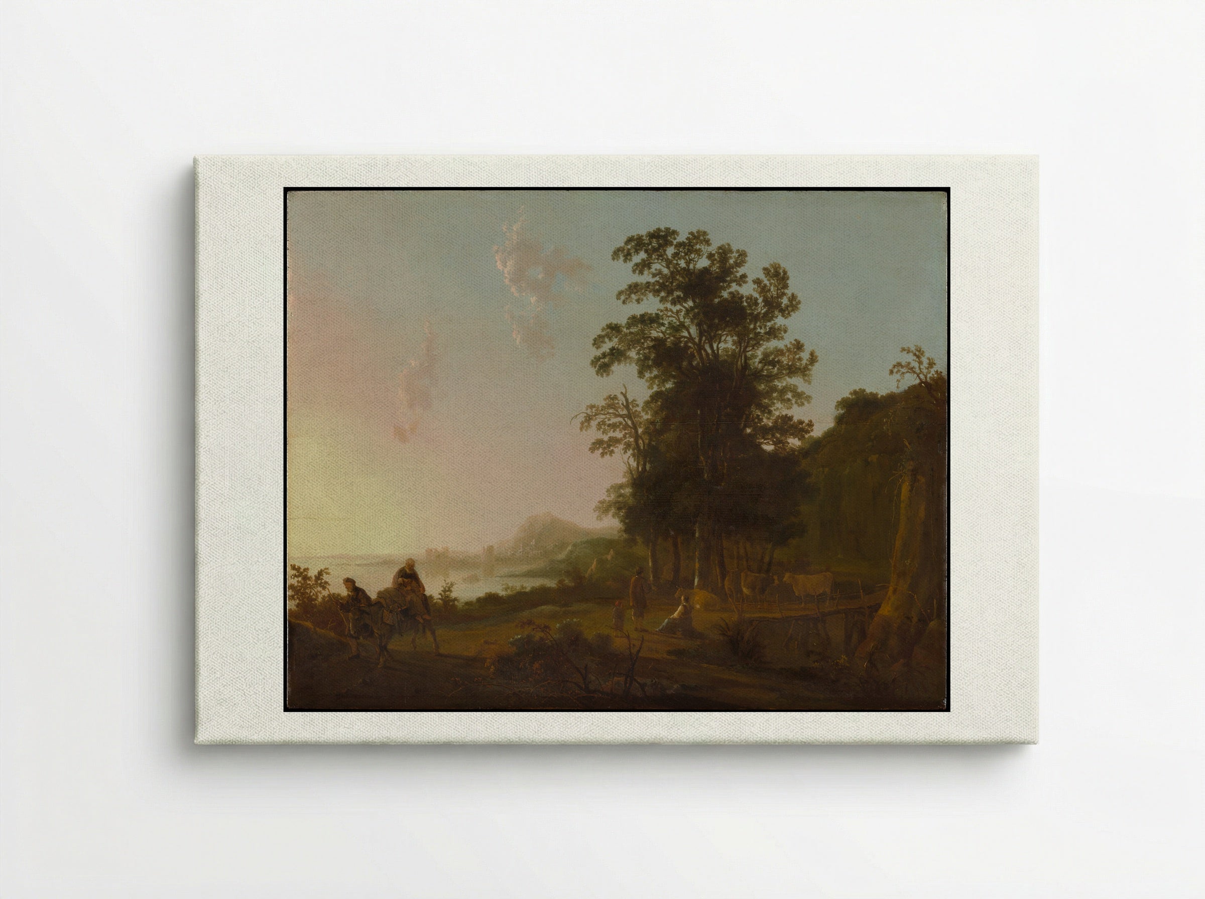 Landscape with the Flight into Egypt - Aelbert Cuyp - Canvas