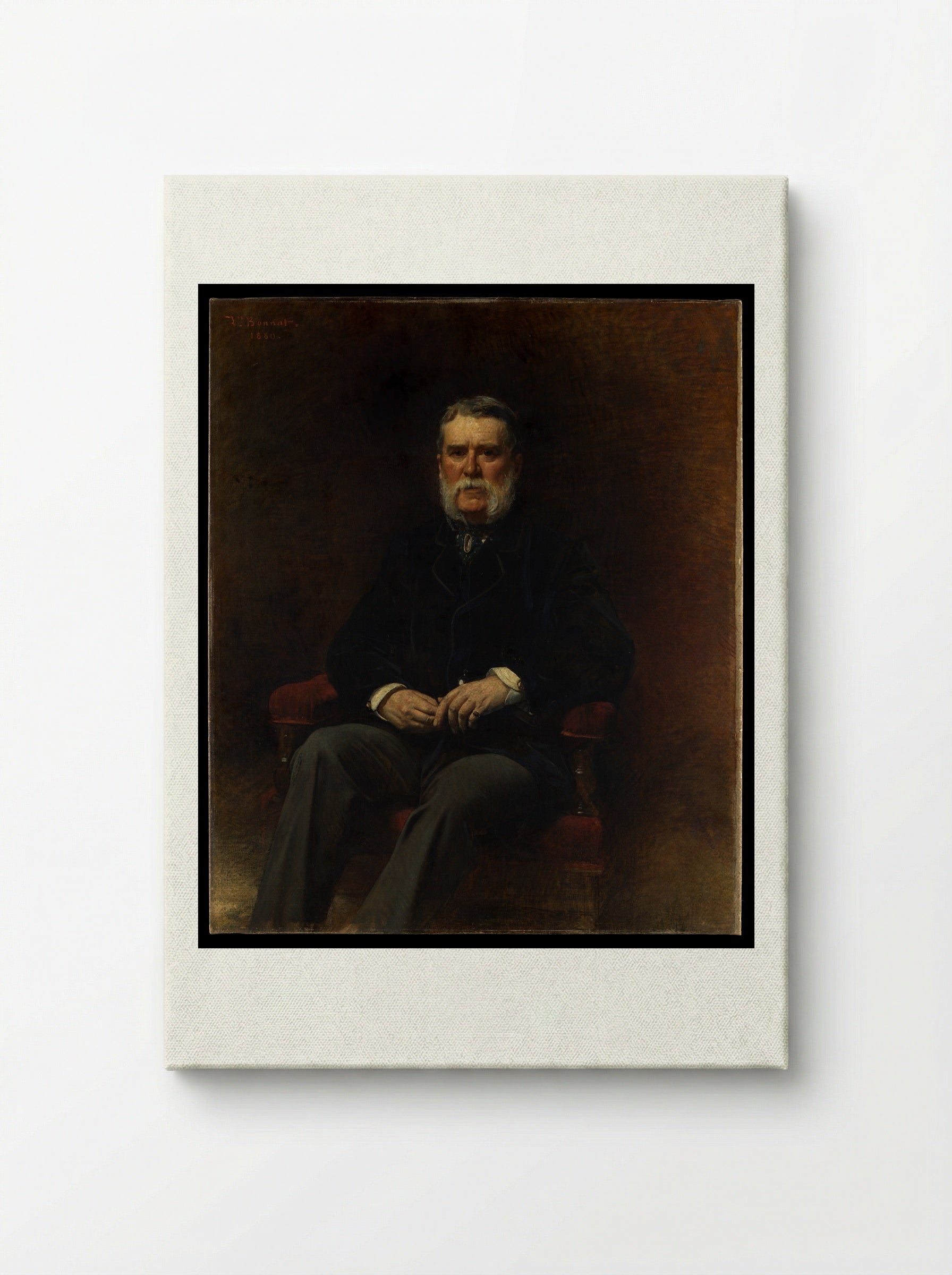 John Taylor Johnston - Léon Bonnat - Canvas