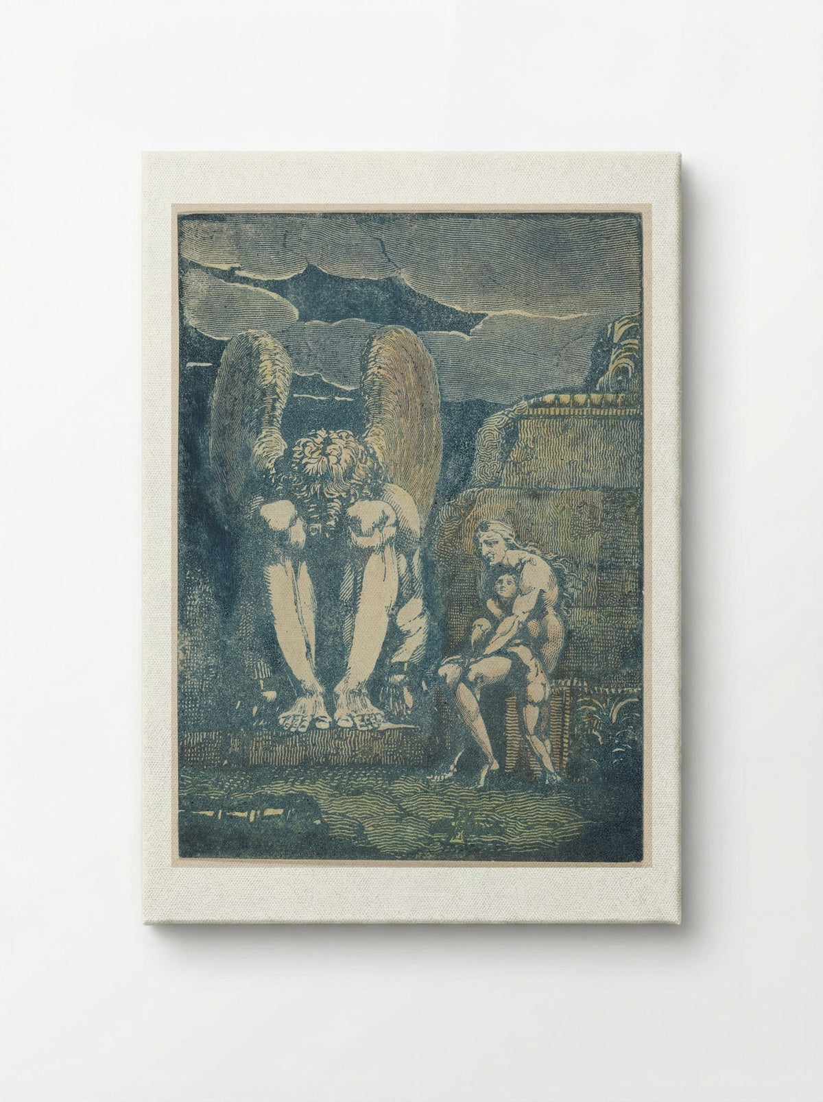 Frontispiece for America a Prophecy - William Blake - Canvas