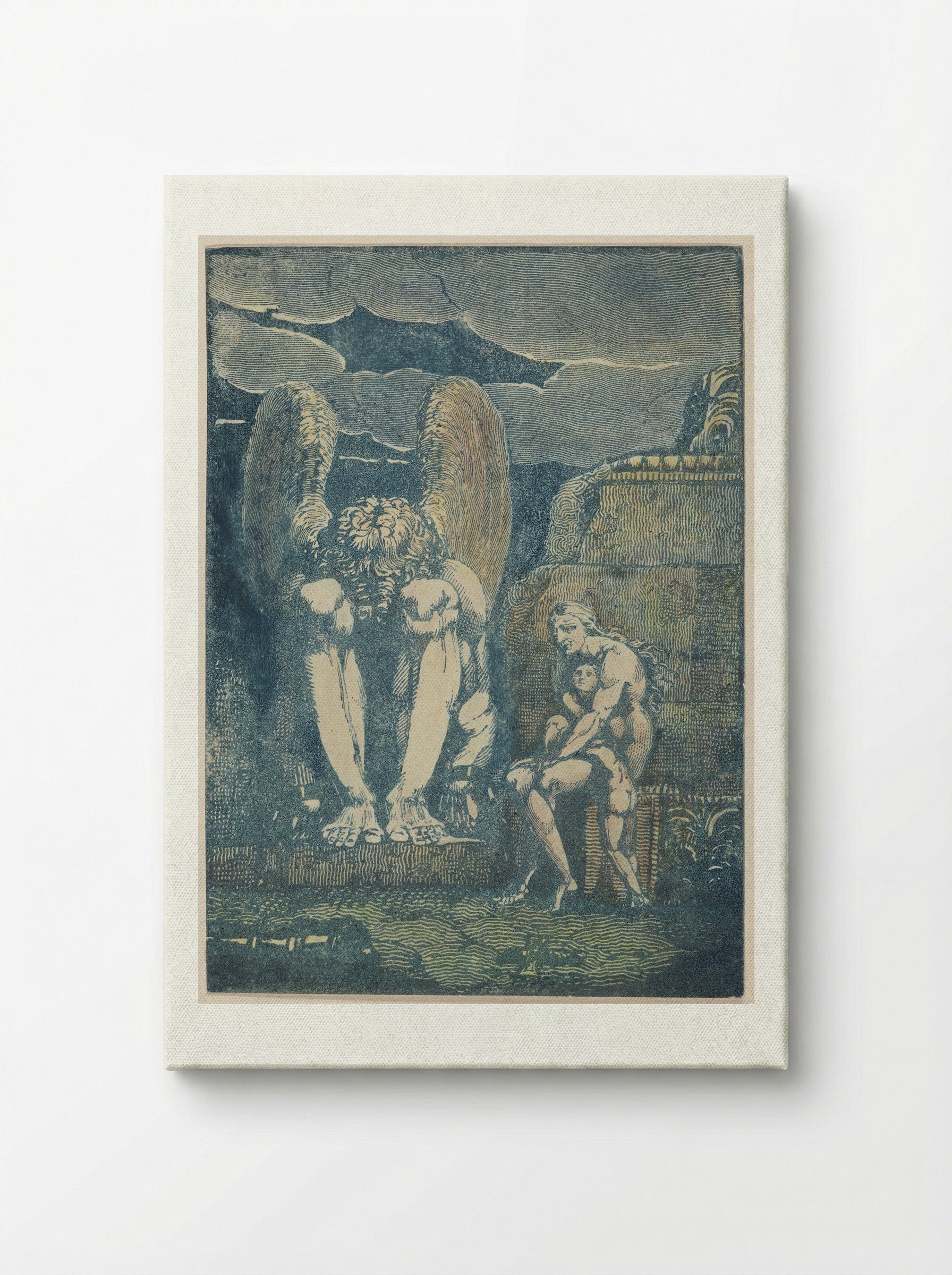 Frontispiece for America a Prophecy - William Blake - Canvas