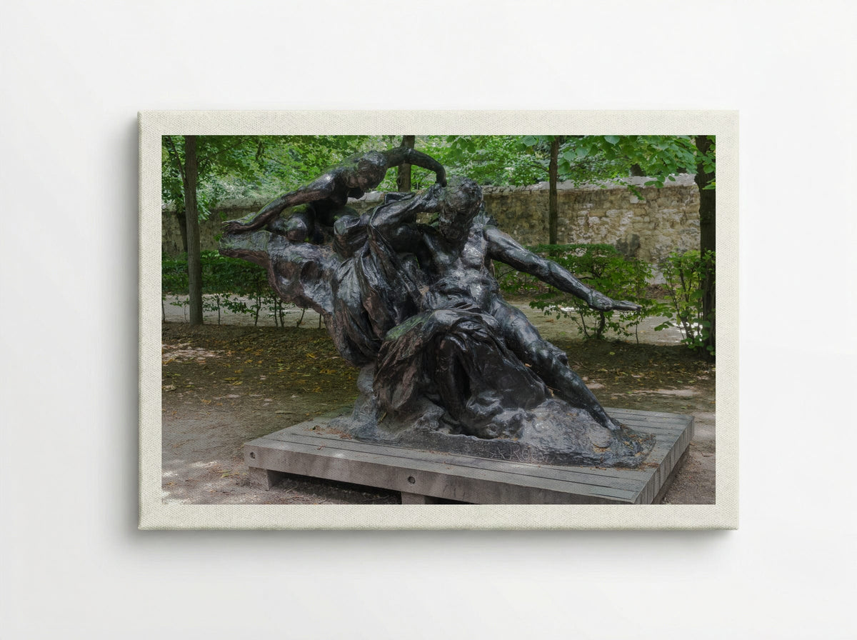 Victor Hugo and the Muses - Auguste Rodin - Canvas
