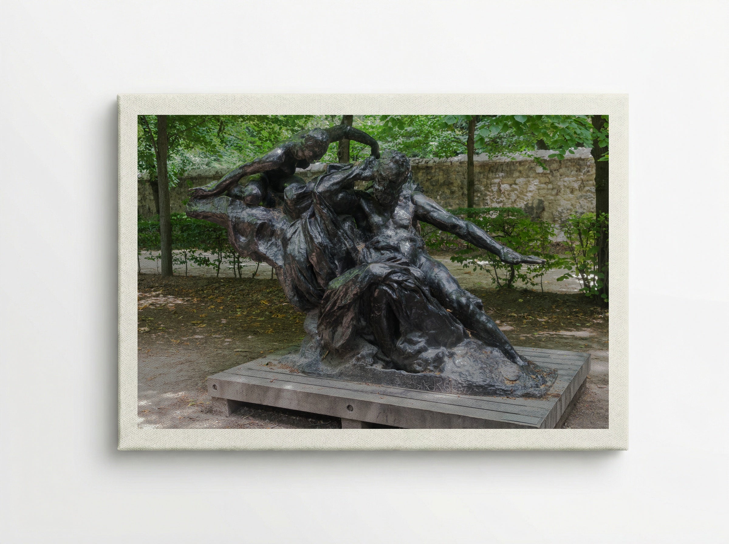 Victor Hugo and the Muses - Auguste Rodin - Canvas