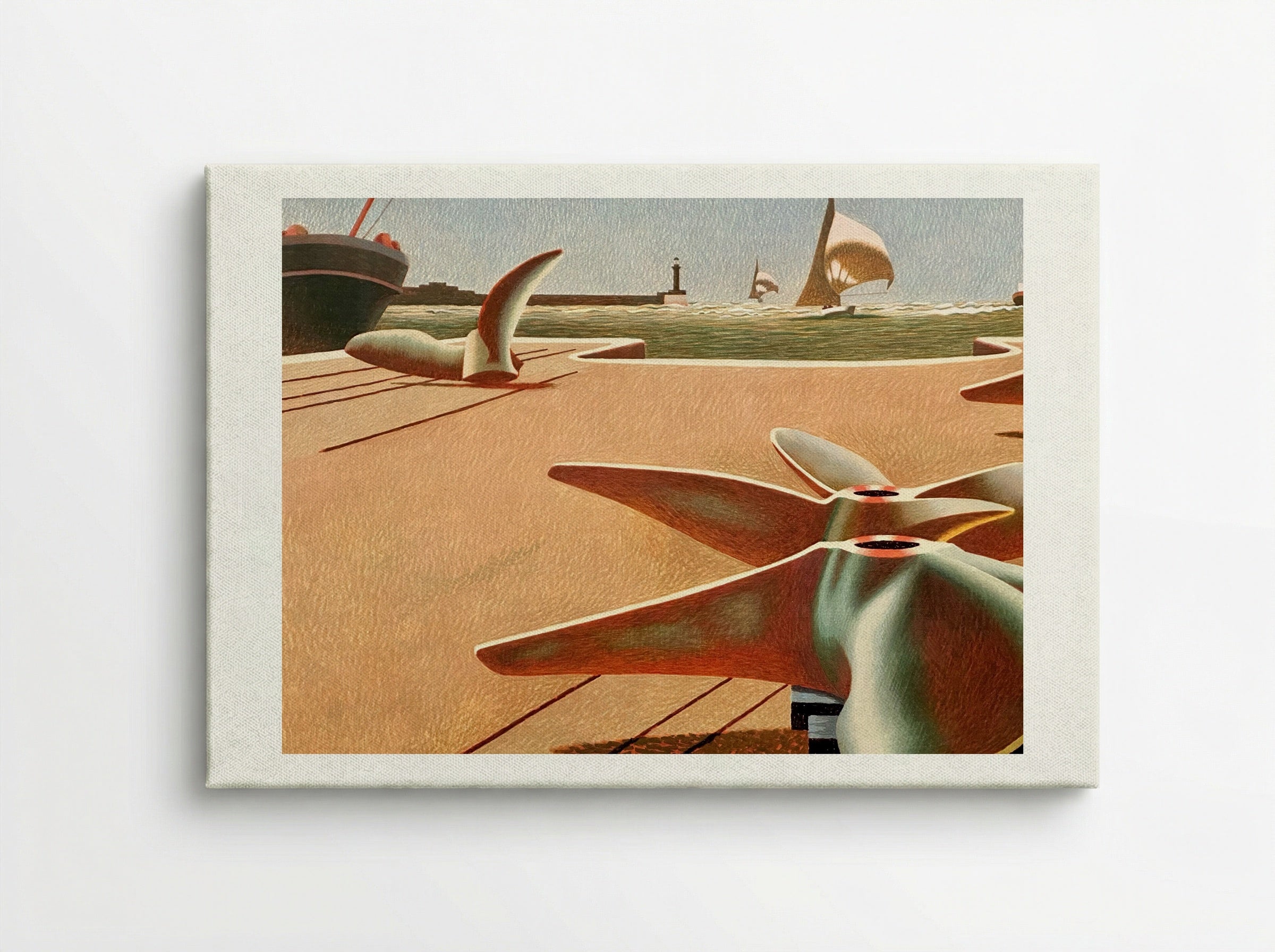 Bronze Ballet - Edward Wadsworth - Canvas
