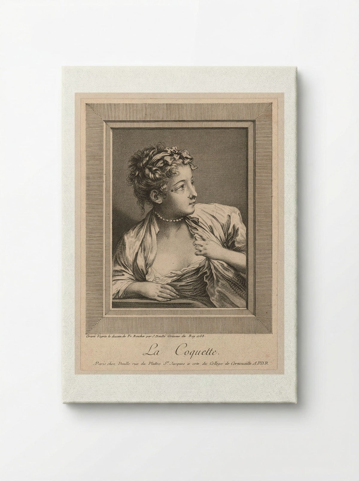 The Coquette - François Boucher - Canvas