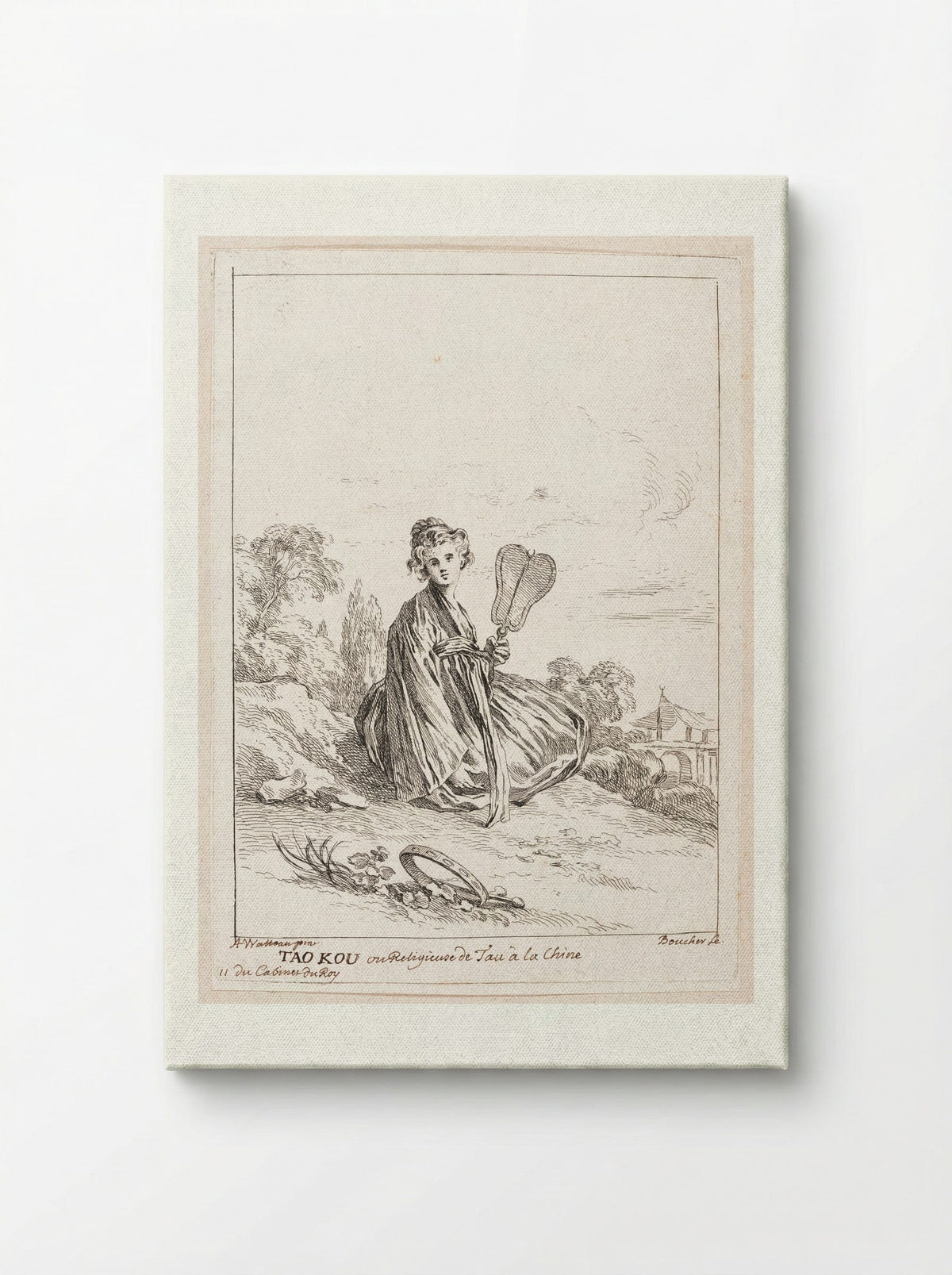Tao Kou ou Religieuse de Tau à la Chine - François Boucher - Canvas