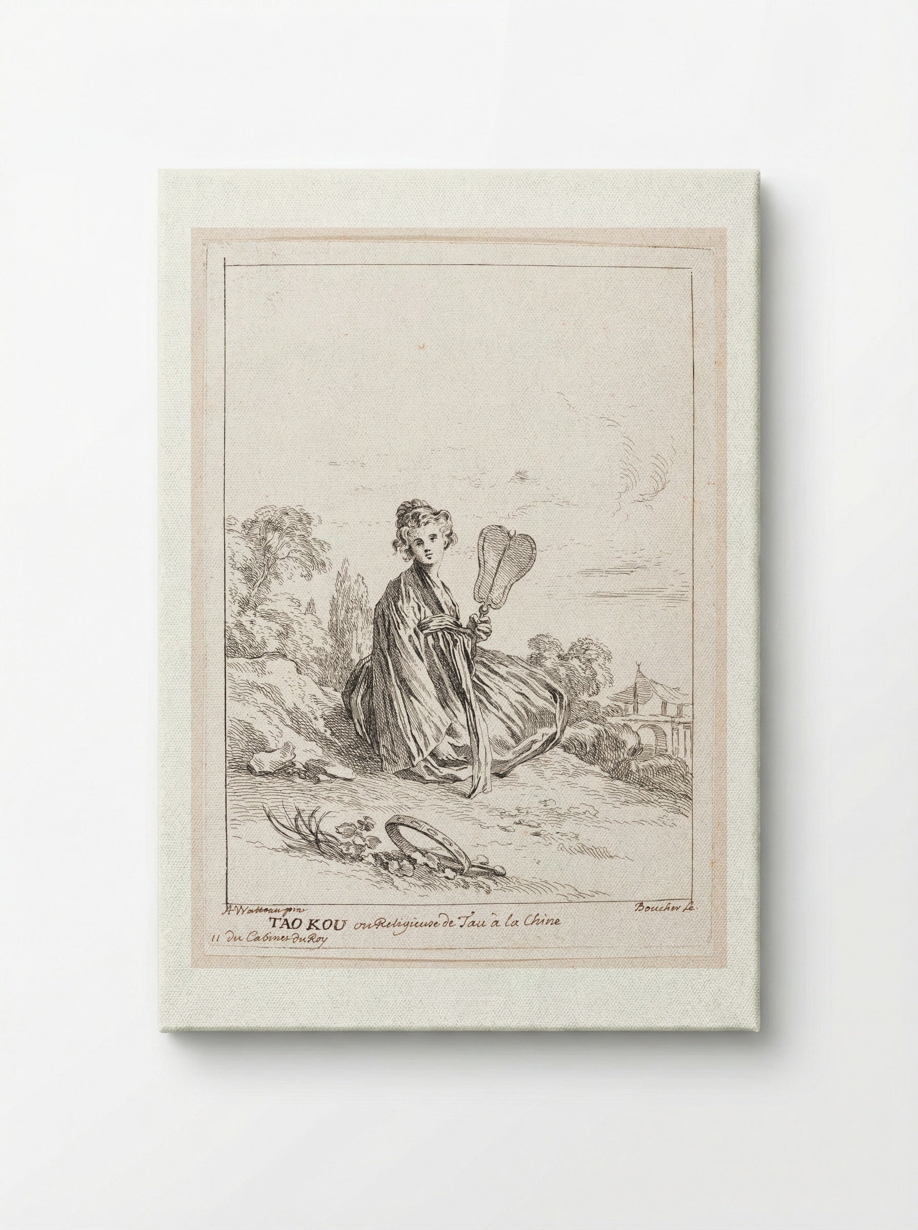 Tao Kou ou Religieuse de Tau à la Chine - François Boucher - Canvas