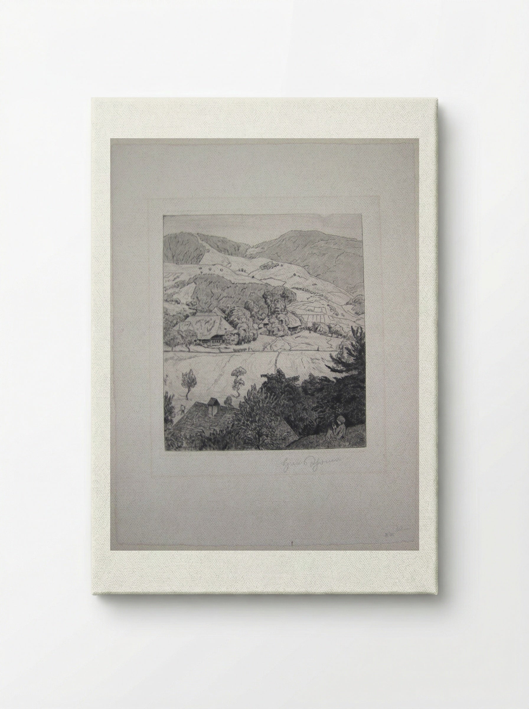 Schönenberg - Hans Thoma - Canvas