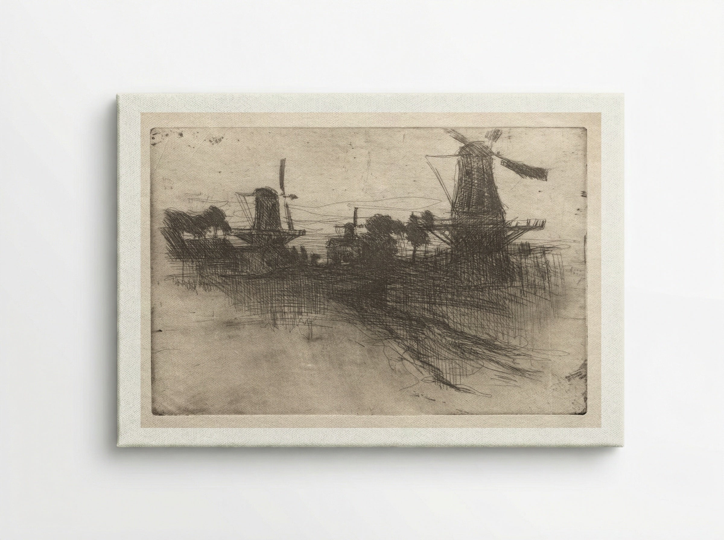 Evening, Dordrecht - John Henry Twachtman - Canvas