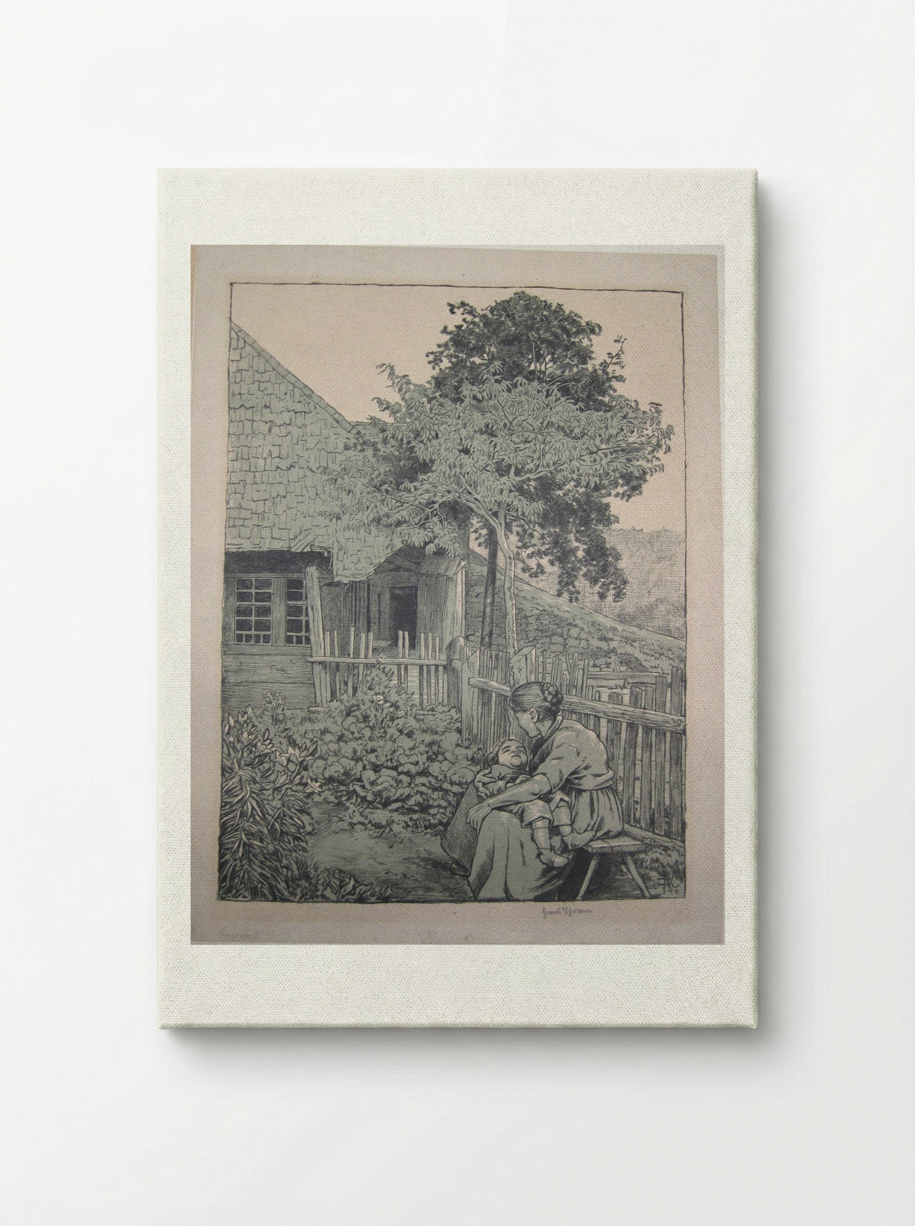 Little Black Forest Garden - Hans Thoma - Canvas