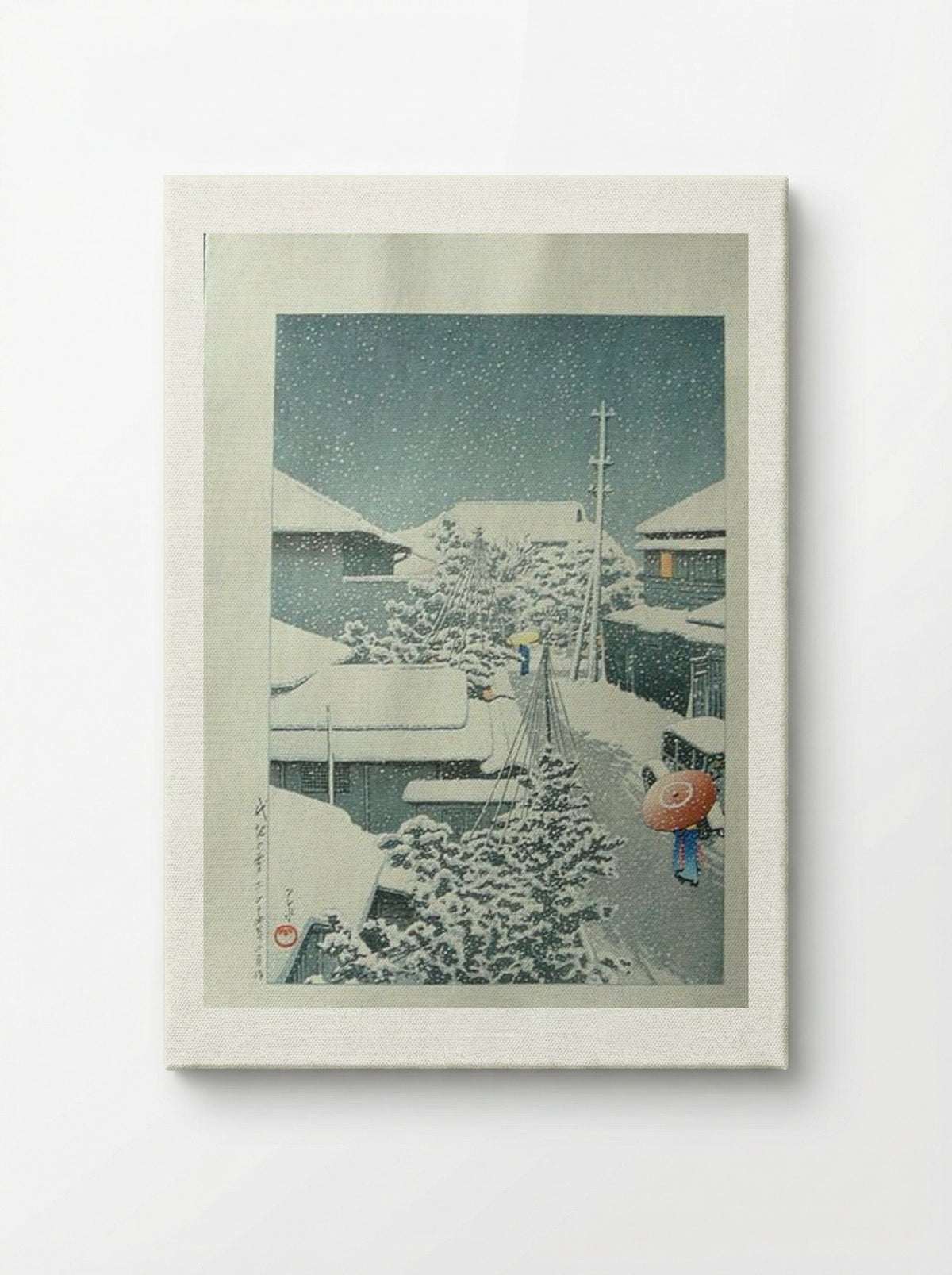 Snow at Shirochi - Hasui Kawase - Canvas