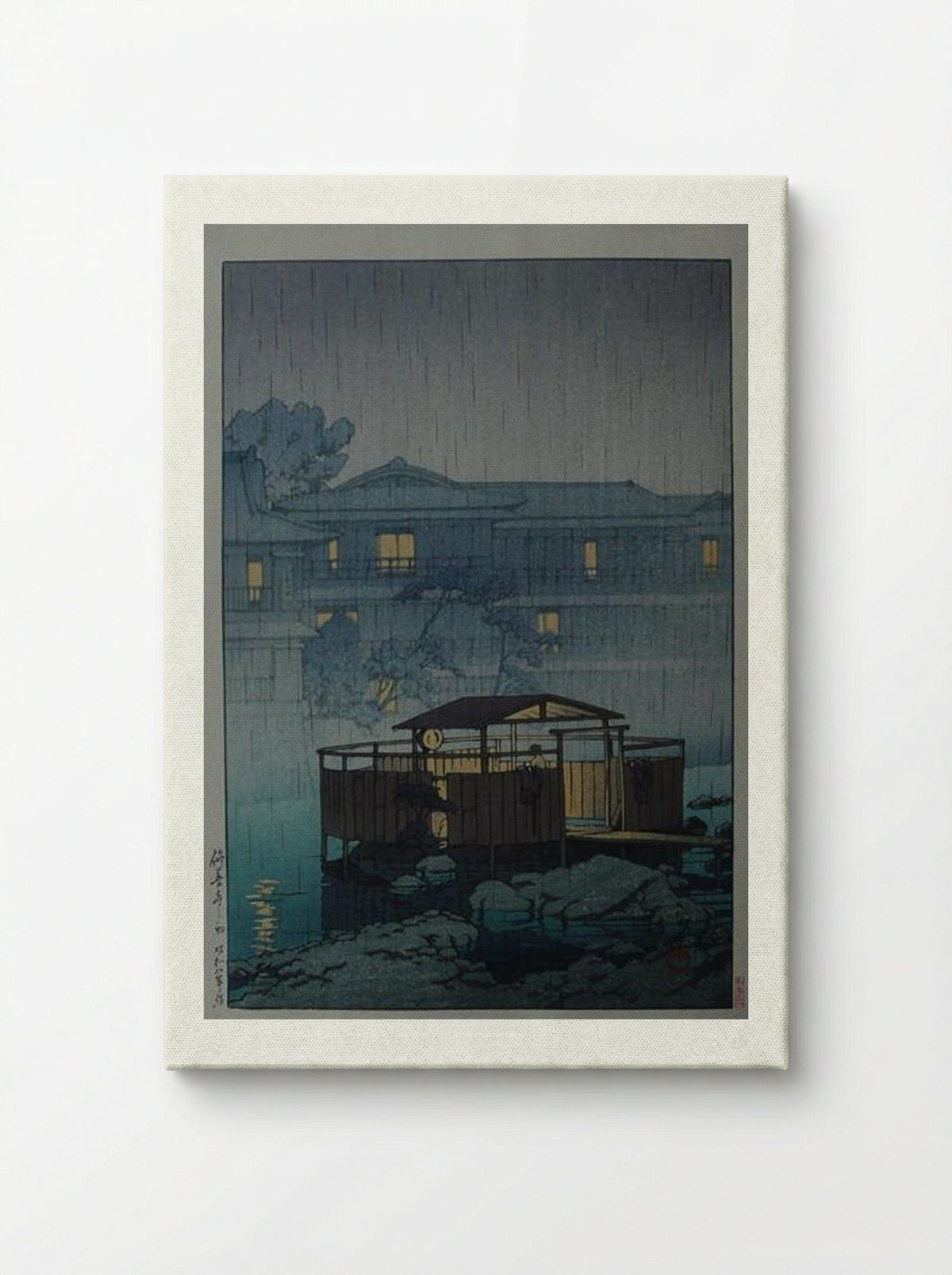 Rain at Shuzenji Spa - Hasui Kawase - Canvas