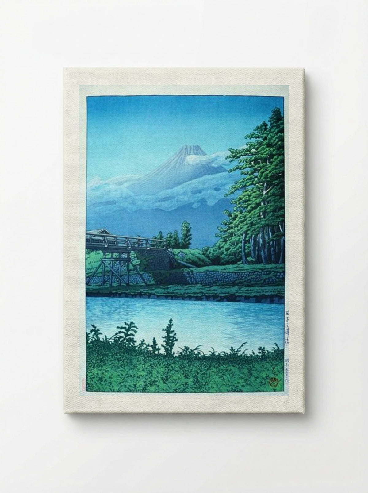 Mount Fuji from Taganora Bridge - Hasui Kawase - Canvas