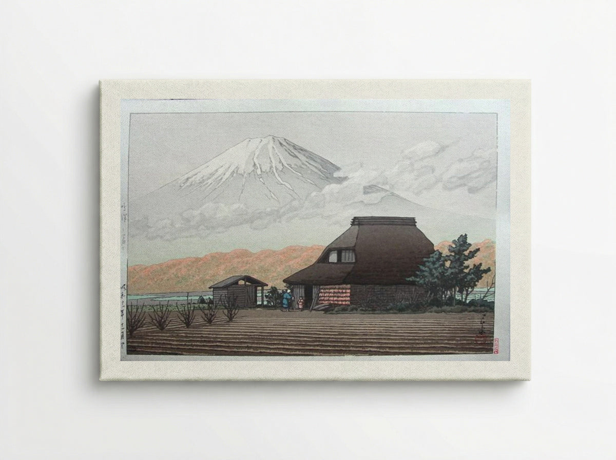 Mount Fuji from Narusawa in Autumn - Hasui Kawase - Canvas