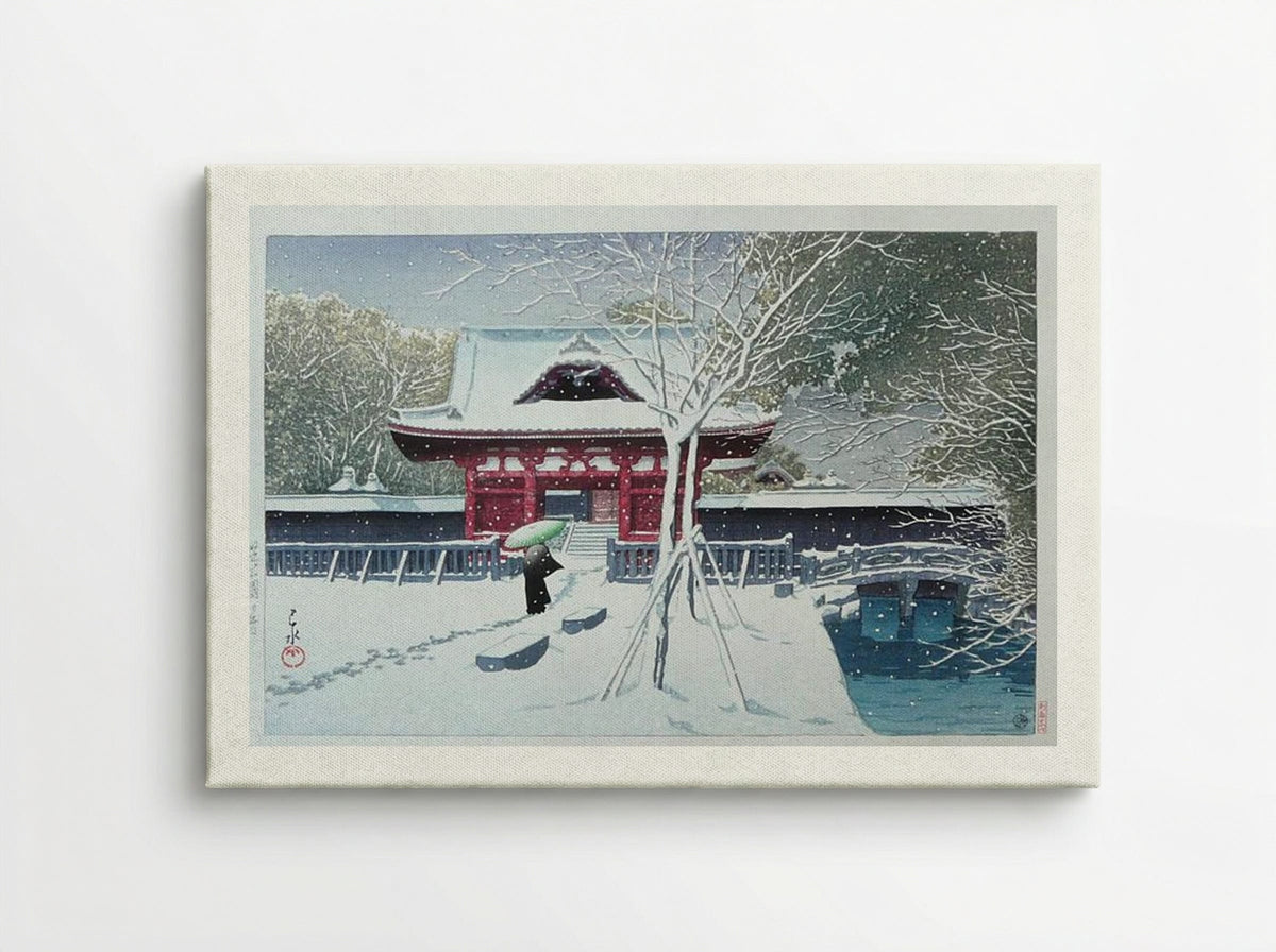 Snow at Shiba Park - Hasui Kawase - Canvas