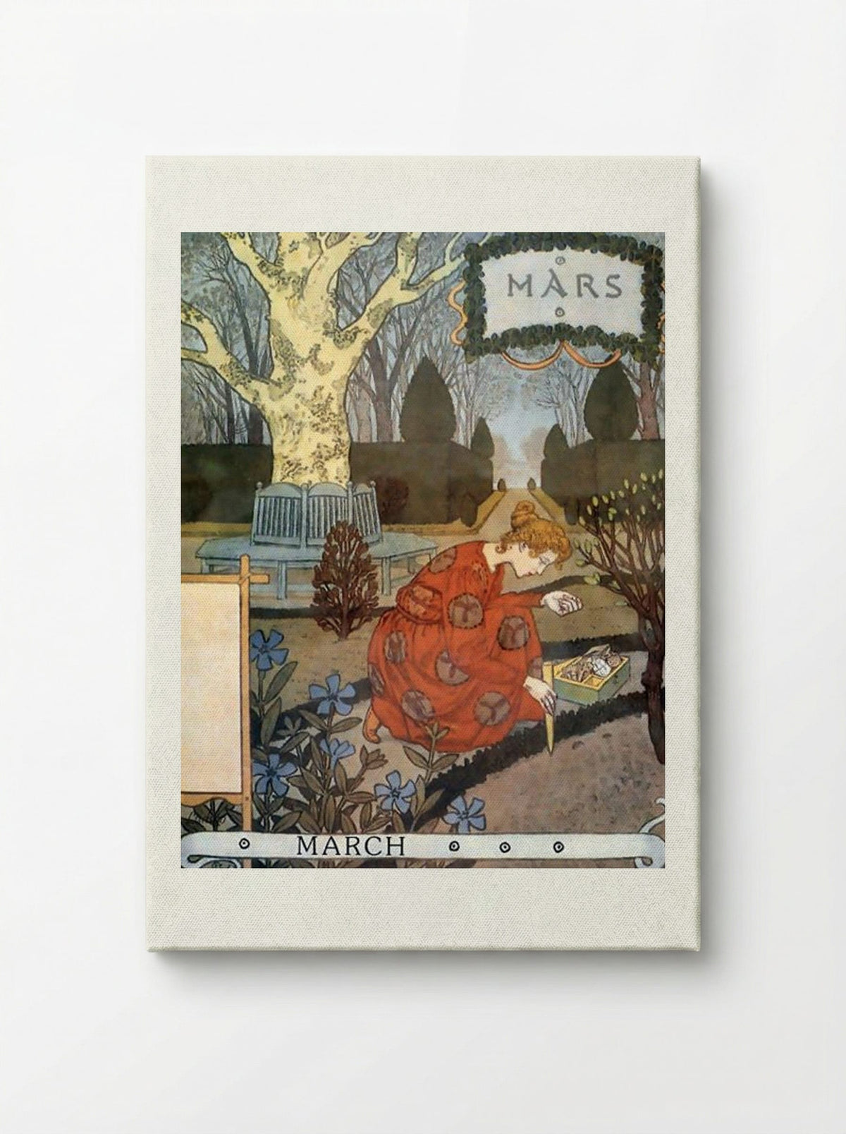 La Belle Jardinière - March - Eugène Grasset - Canvas