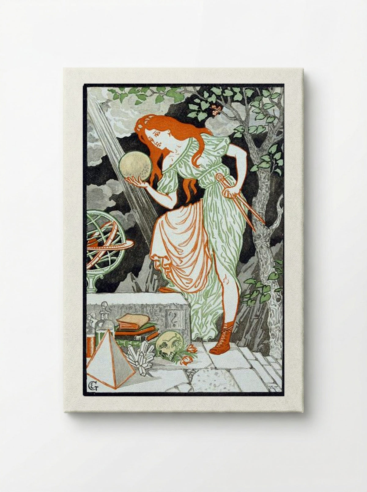 Woman Science - Eugène Grasset - Canvas