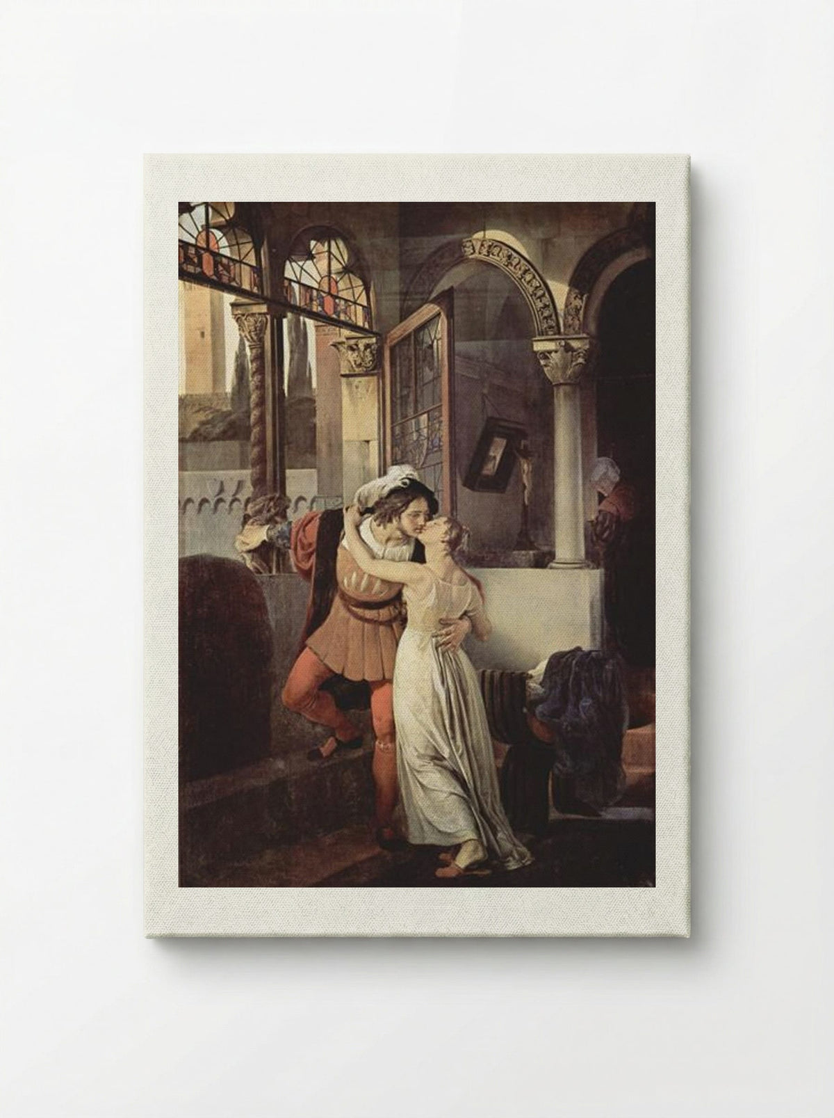 The Last Kiss of Romeo and Juliet - Francesco Hayez - Canvas