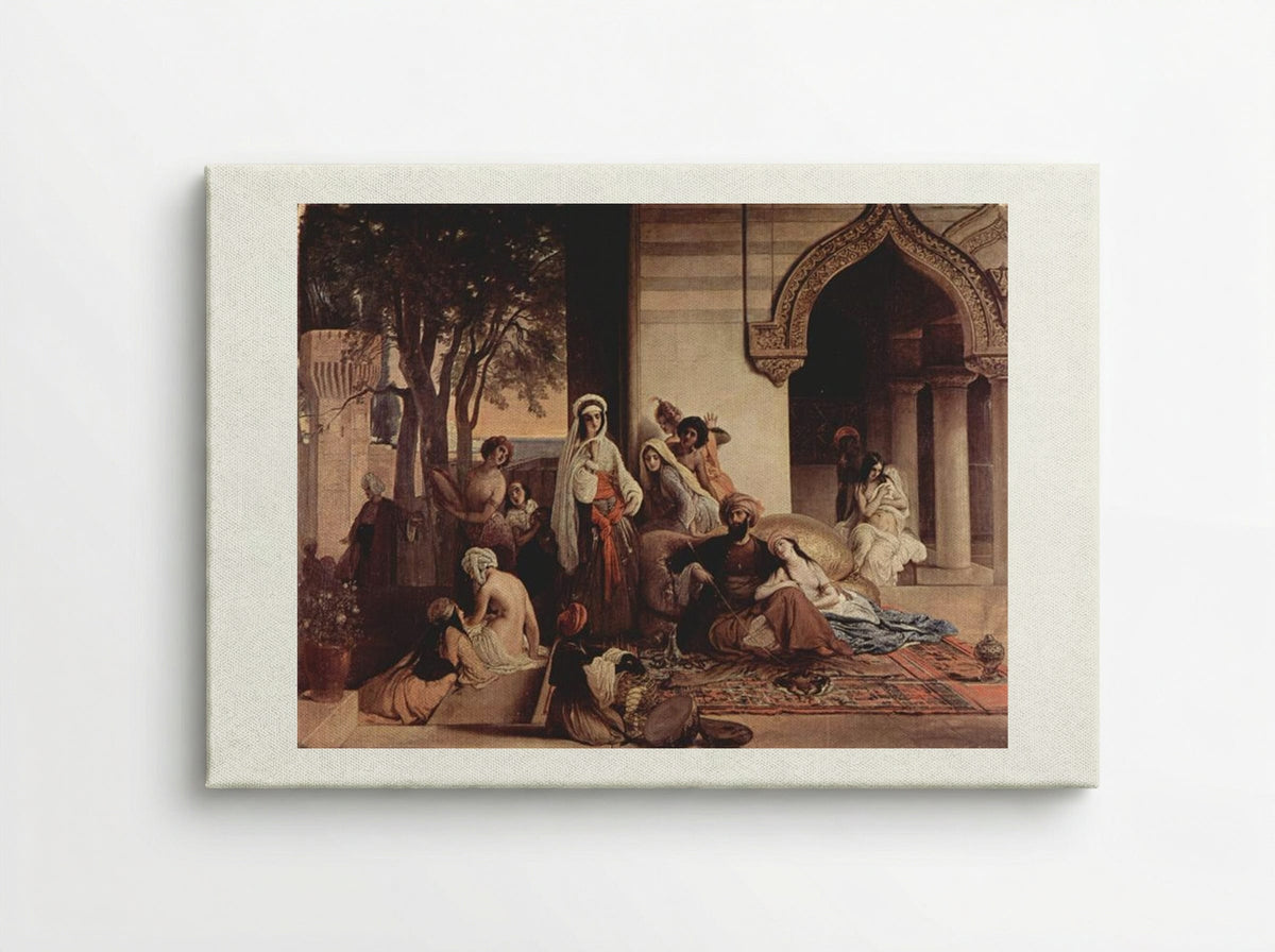 The New Favourite (Harem Scene) - Francesco Hayez - Canvas