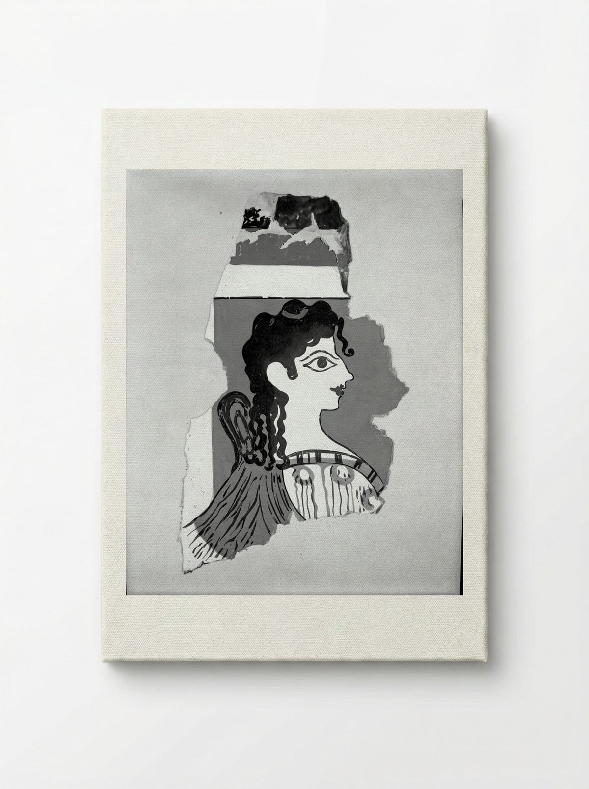 La Parisienne (After a Late Minoan Fresco) - Fine Art Print - Canvas