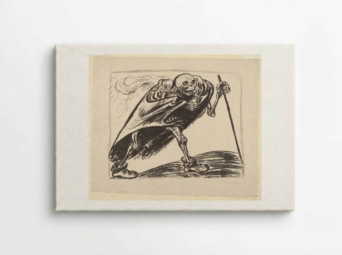 Wandering Death - Ernst Barlach - Canvas