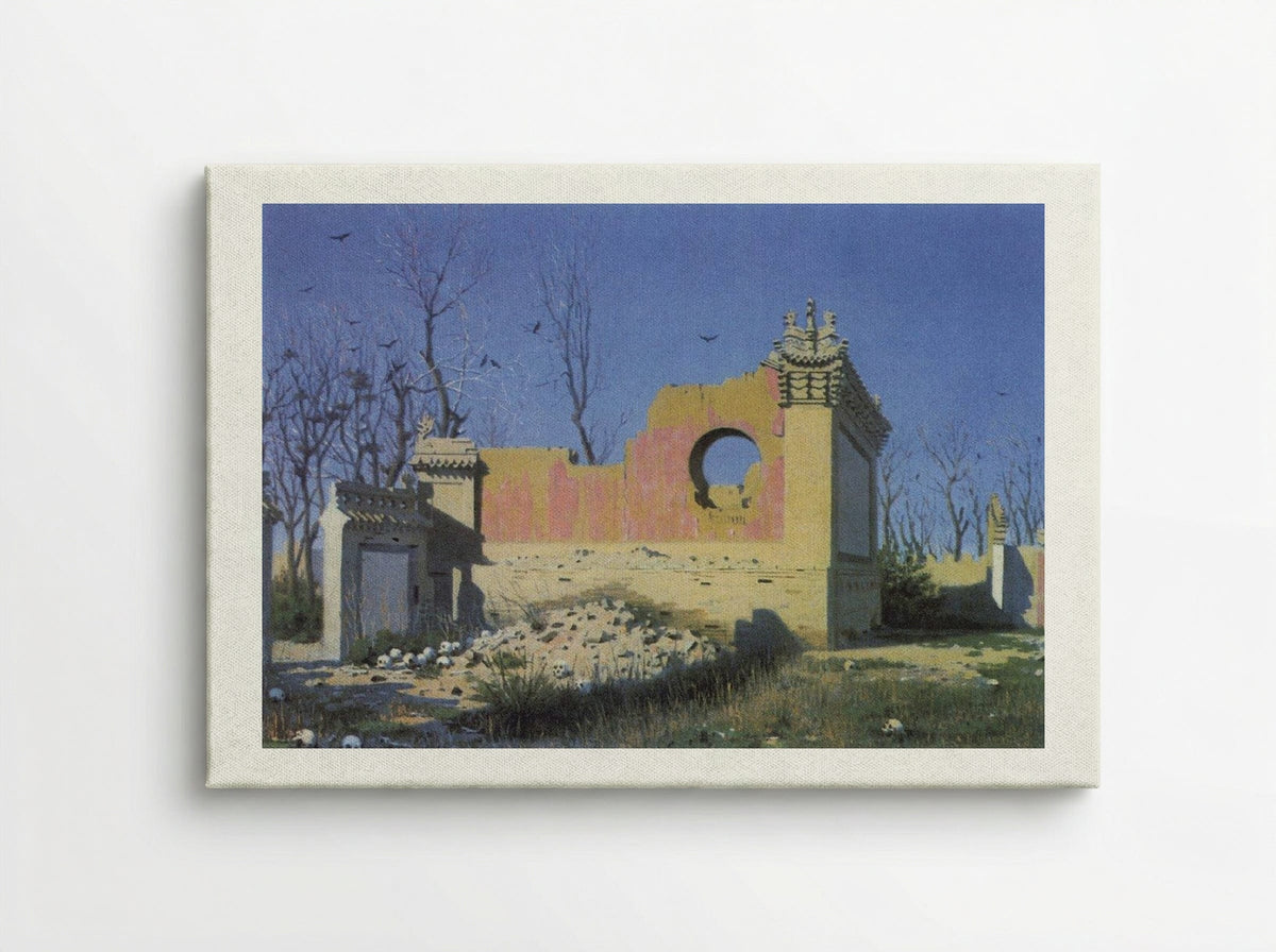 Ruins of a Theater in Chuguchak - Vasily Vereshchagin - Canvas