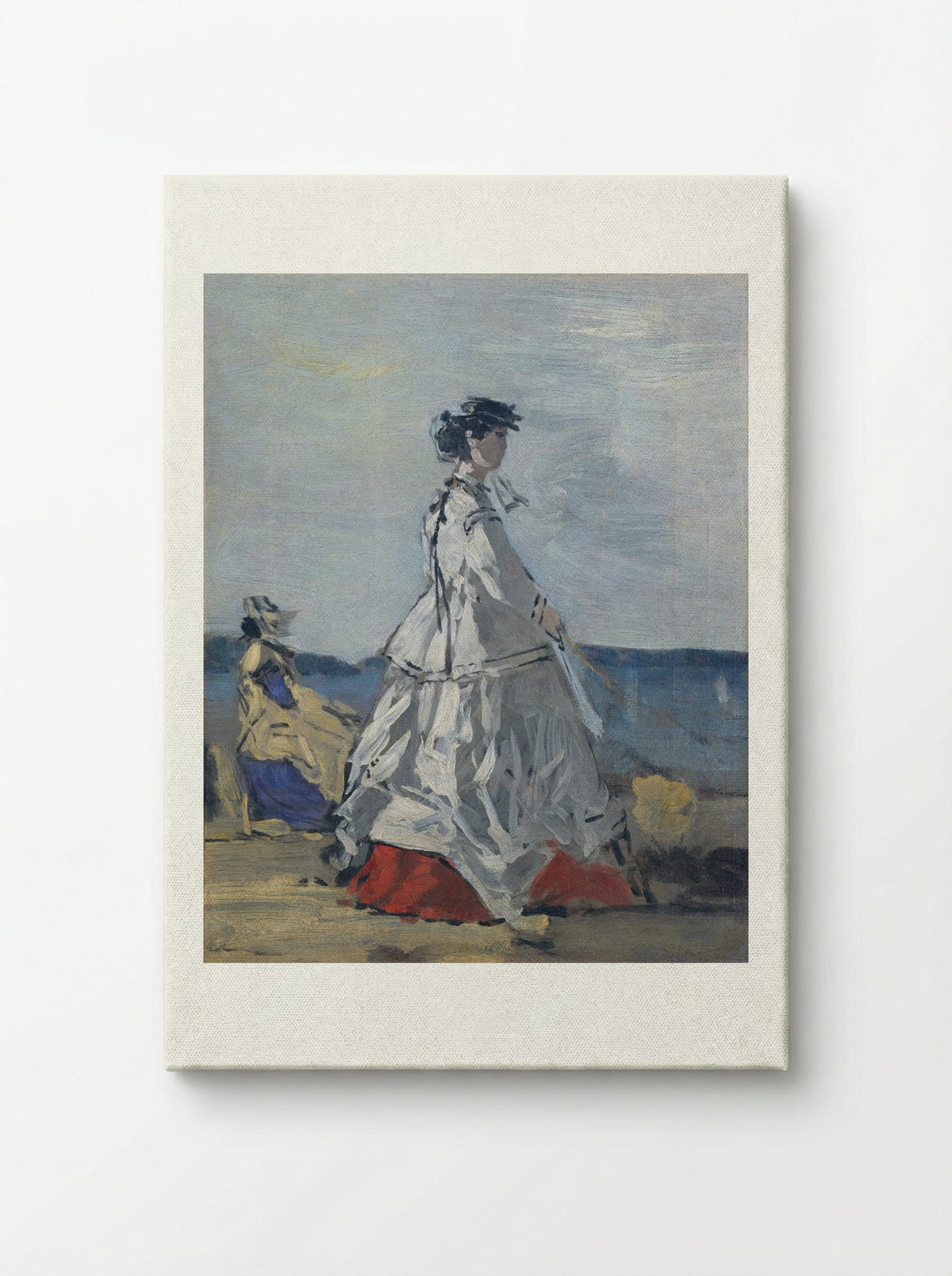 Princess Pauline Metternich on the Beach - Eugène Boudin - Canvas