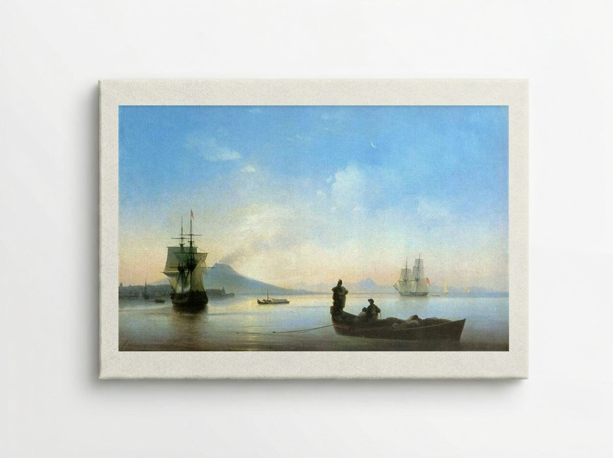 The Bay of Naples in the Morning - Ivan Aivazovsky - Canvas