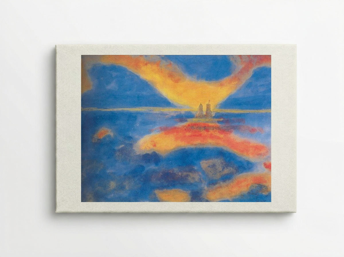 Sunrise at the Sea - Emil Nolde - Canvas
