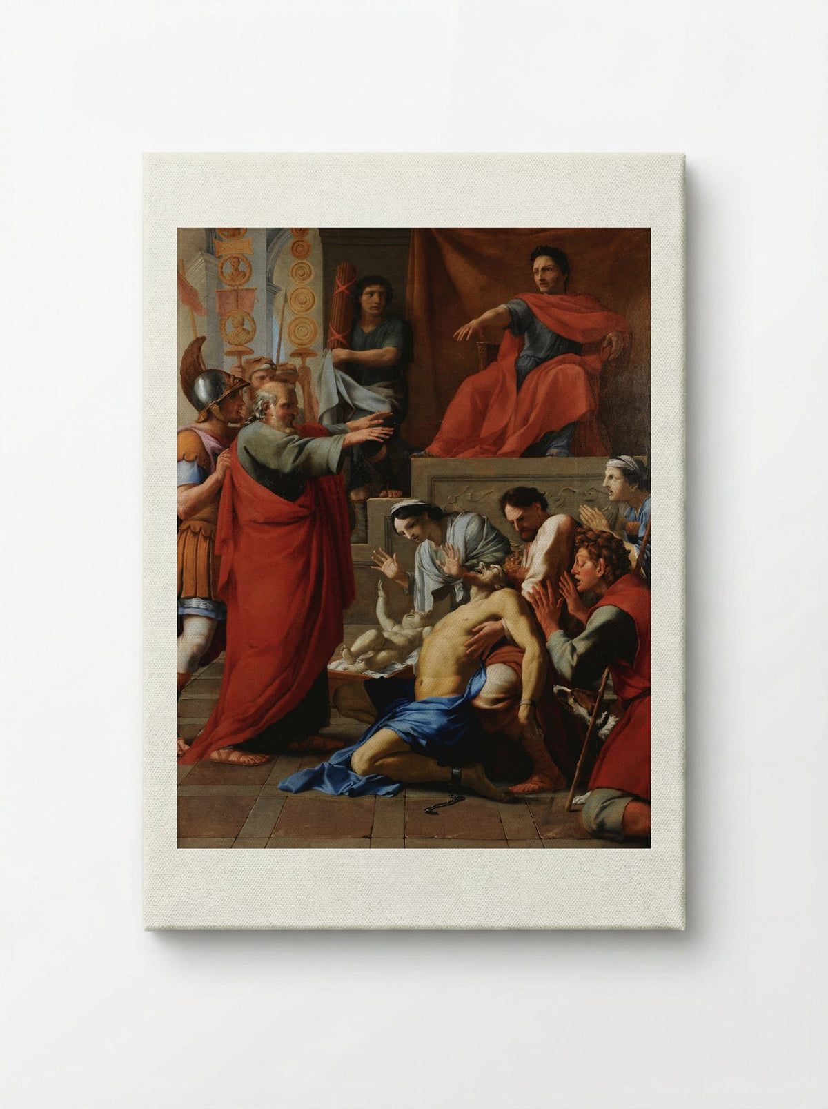 Saint Paul Preaching at Ephesus - Eustache Le Sueur - Canvas