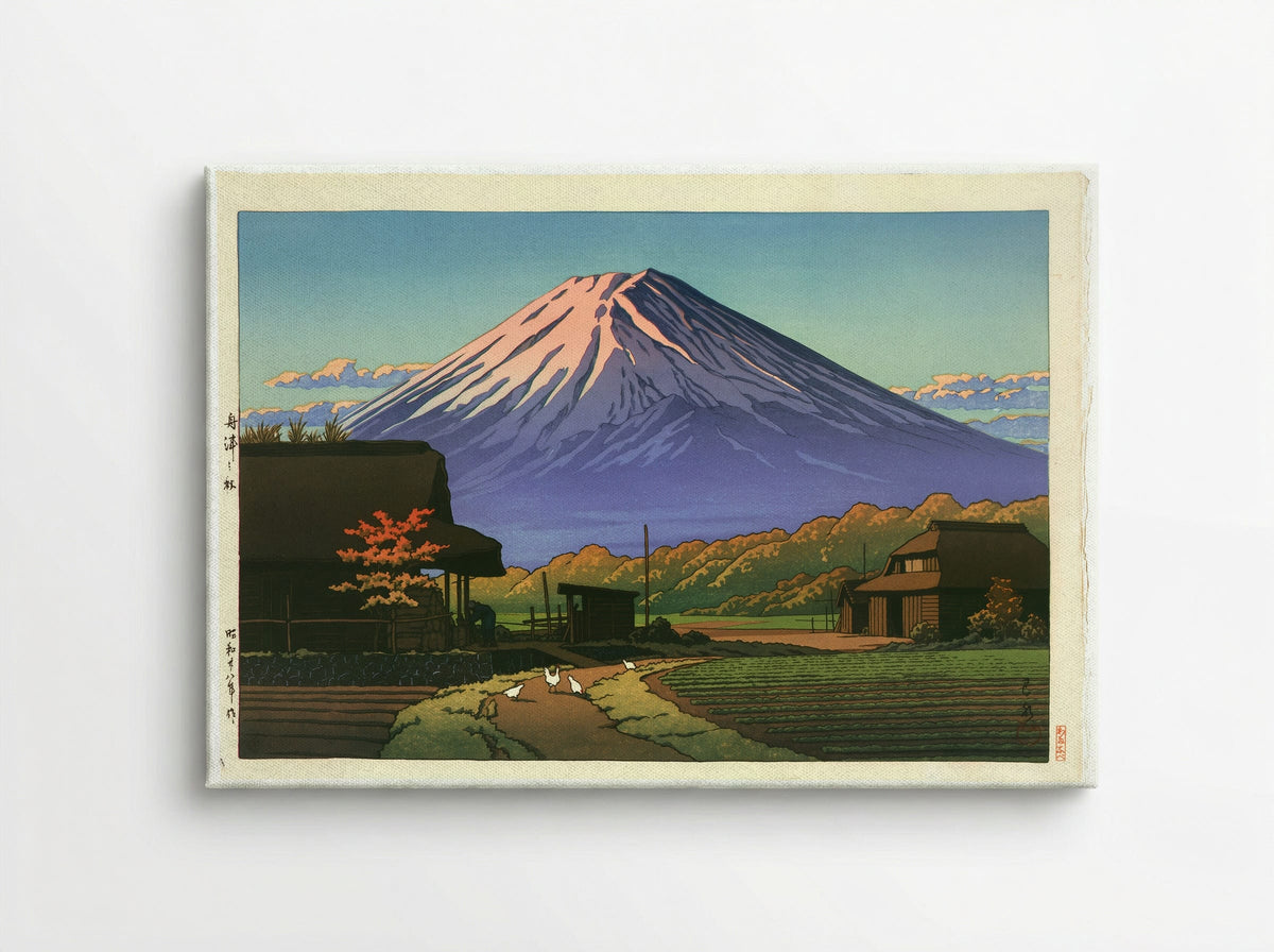 Autumn at Funatsu, Near Lake Kawaguchi - Hasui Kawase - Canvas