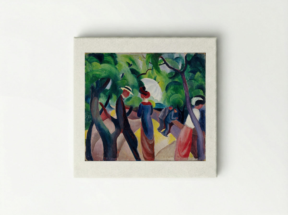Promenade - August Macke - Canvas